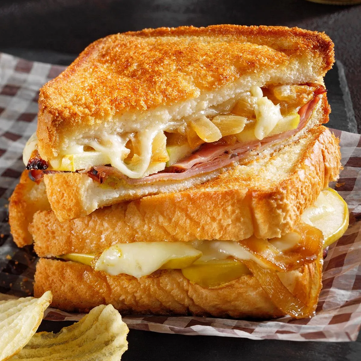 Ham, Pineapple, and Swiss Sandwiches