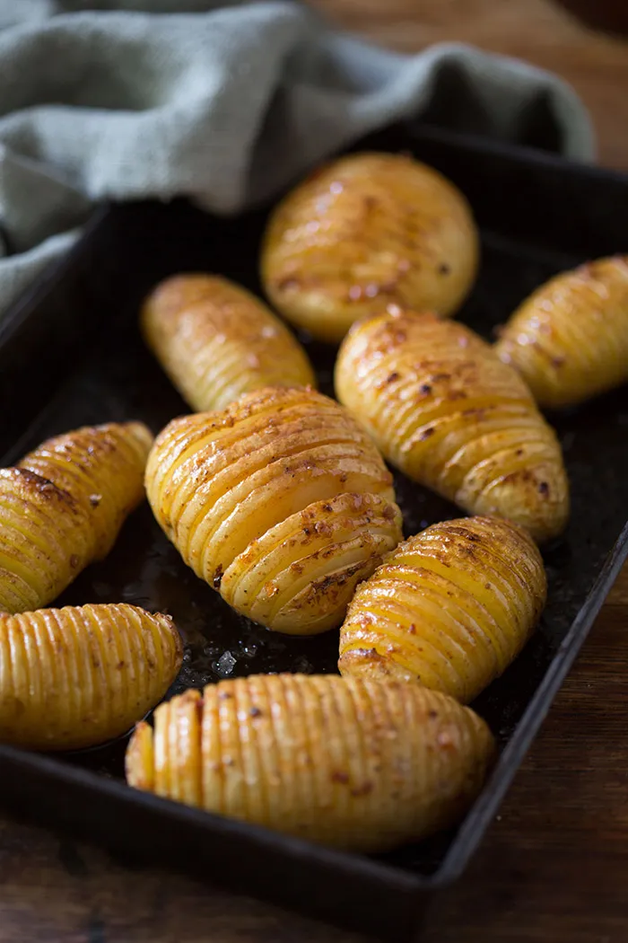Hasselback Potatoes with Chipotle Butter