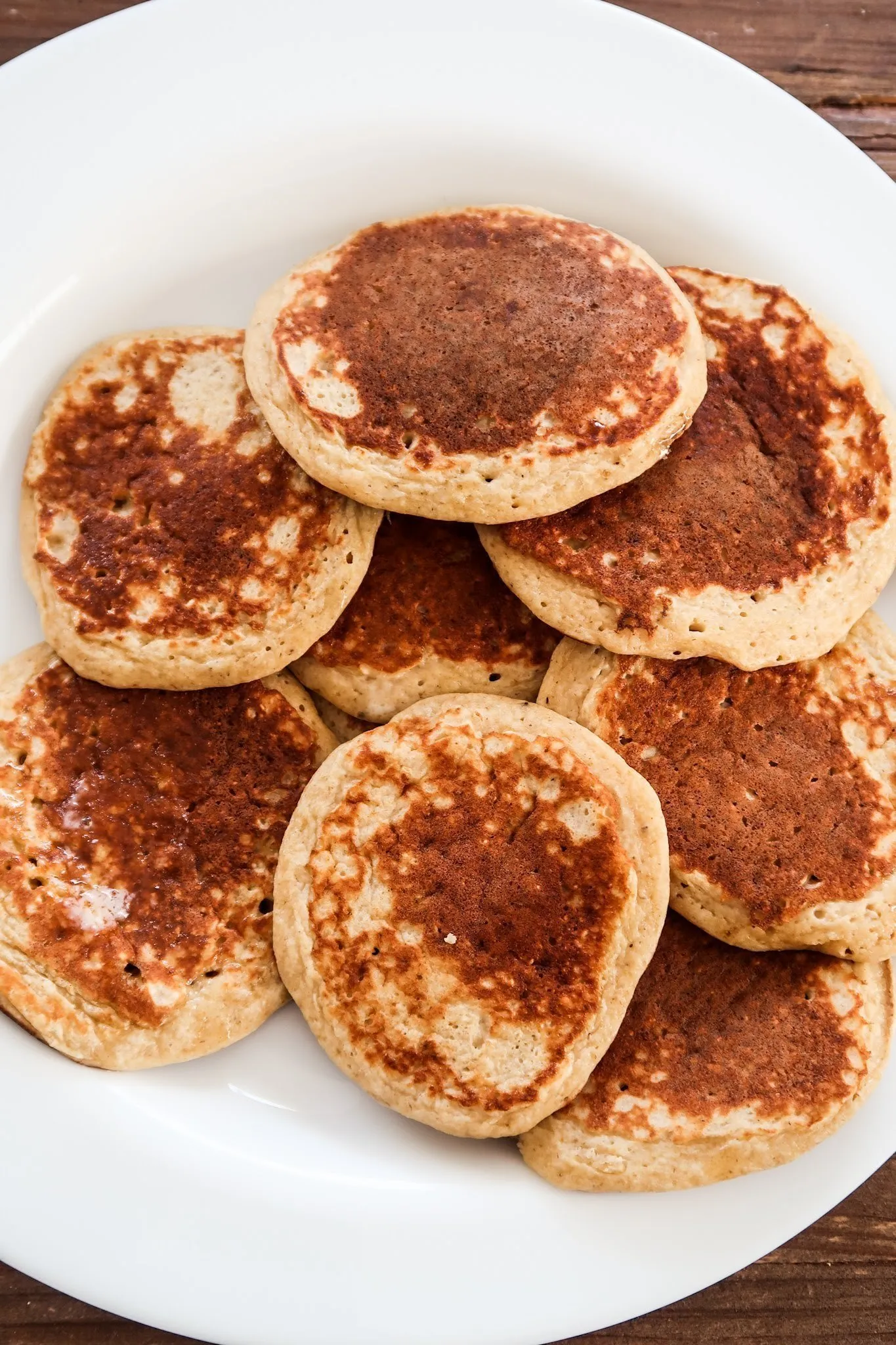Healthy Banana Oatmeal Pancakes