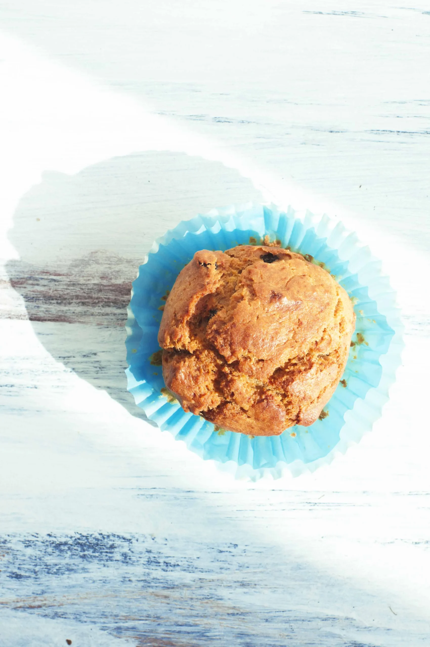 Healthy Banana Raisin Muffins