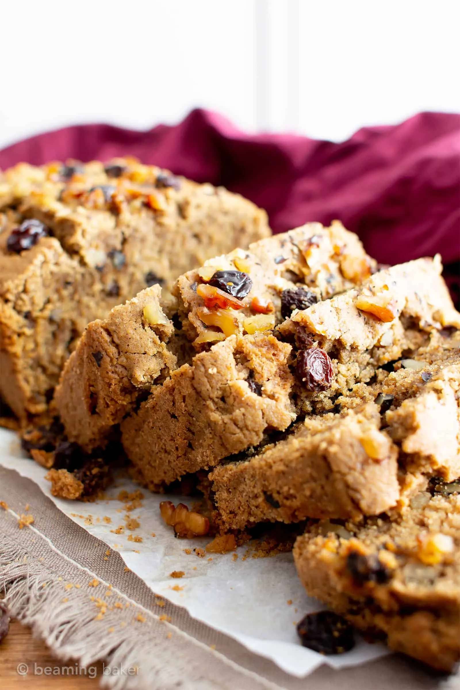 Healthy Cinnamon Raisin Quick Bread