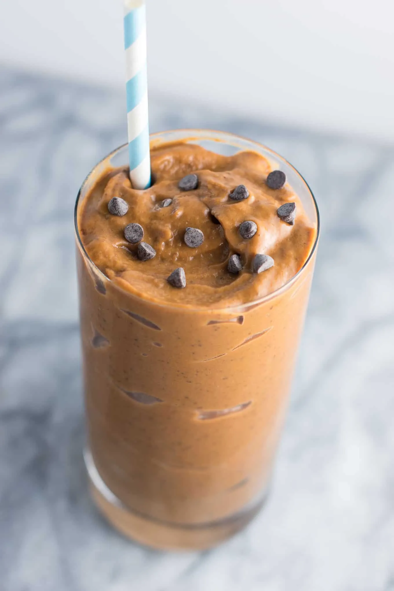 Healthy Double Chocolate Milkshake