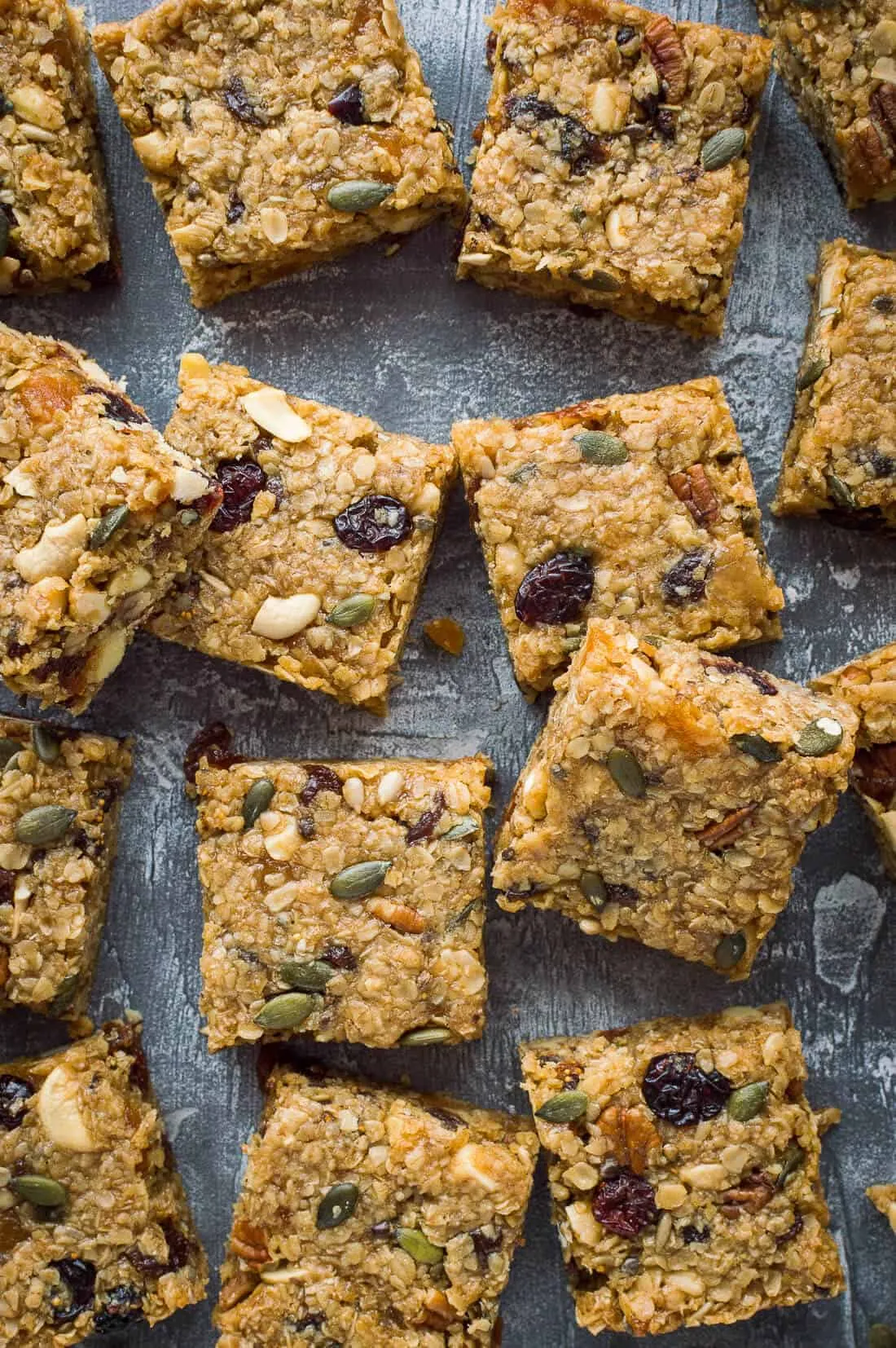 Healthy Fruit Nut Flapjacks