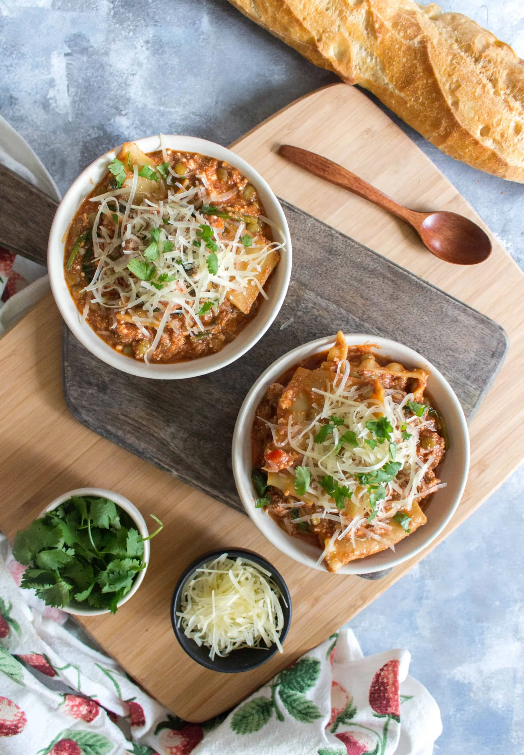Healthy Instant Pot Lasagna Soup