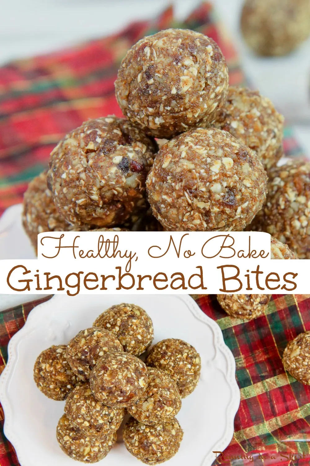 Healthy No Bake Gingerbread Balls