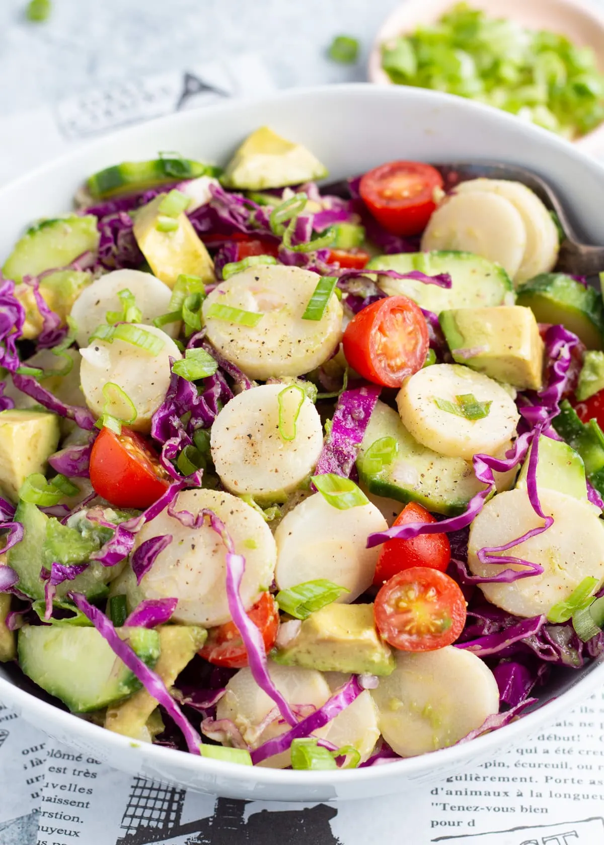 Hearts of Palm Salad with Shallot Vinaigrette