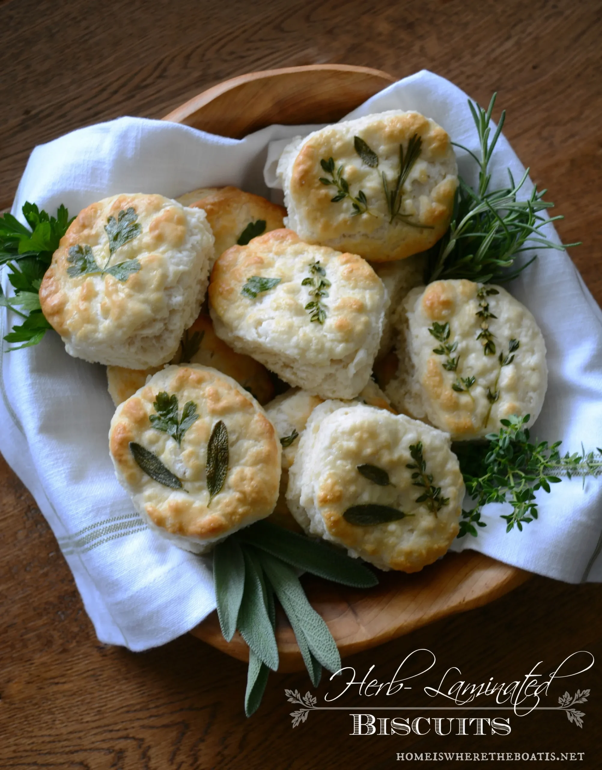 Herb Biscuits with Fried Sage Gravy