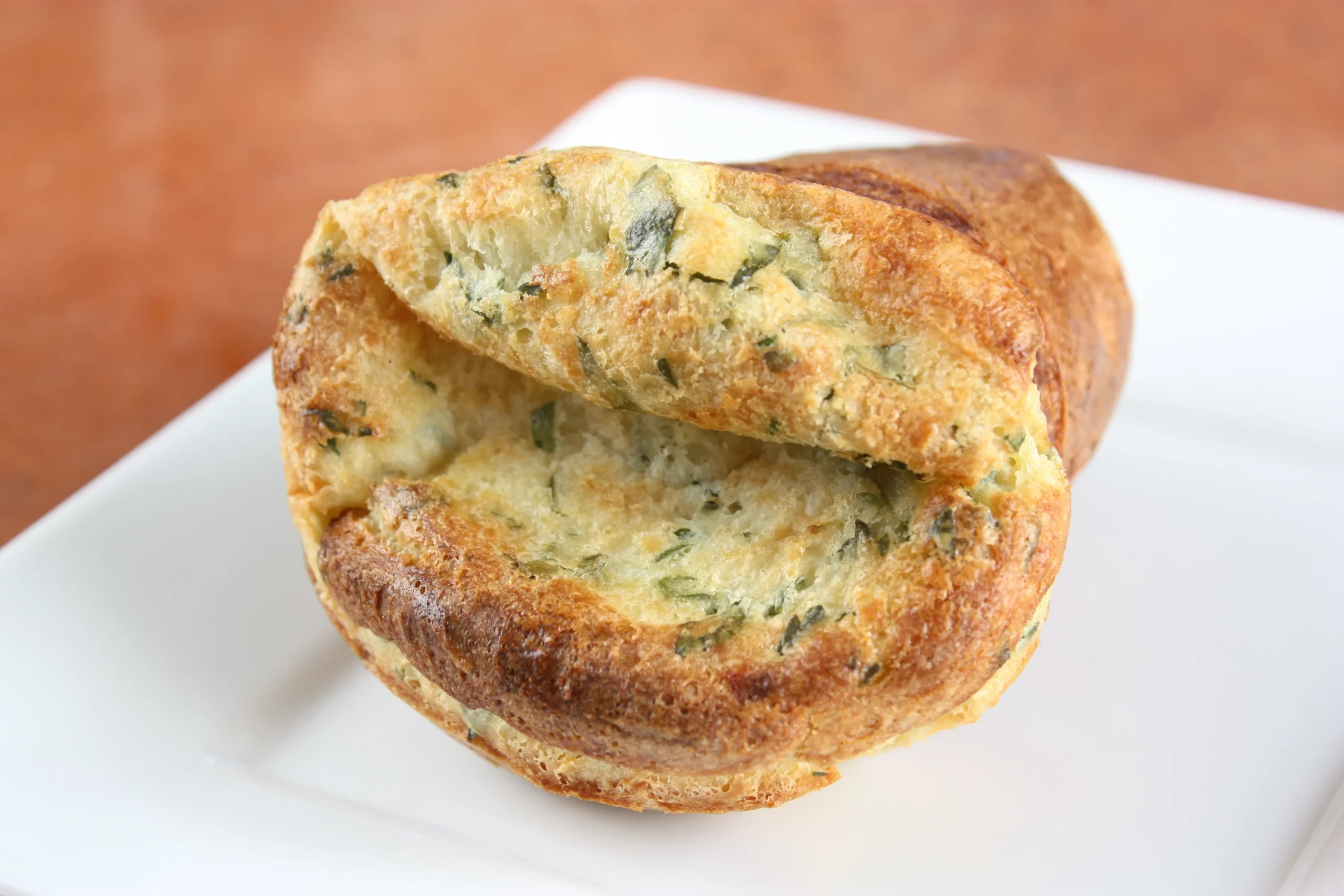 Herbed Cheese Popover Rolls