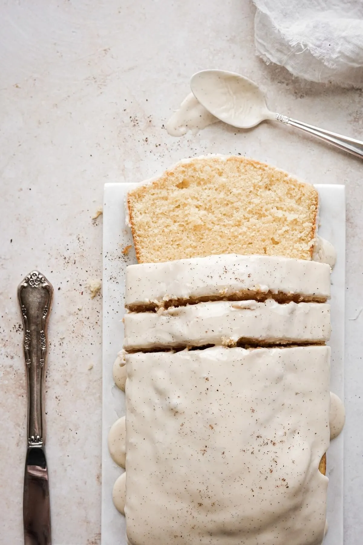 High Altitude Vanilla Loaf Cake