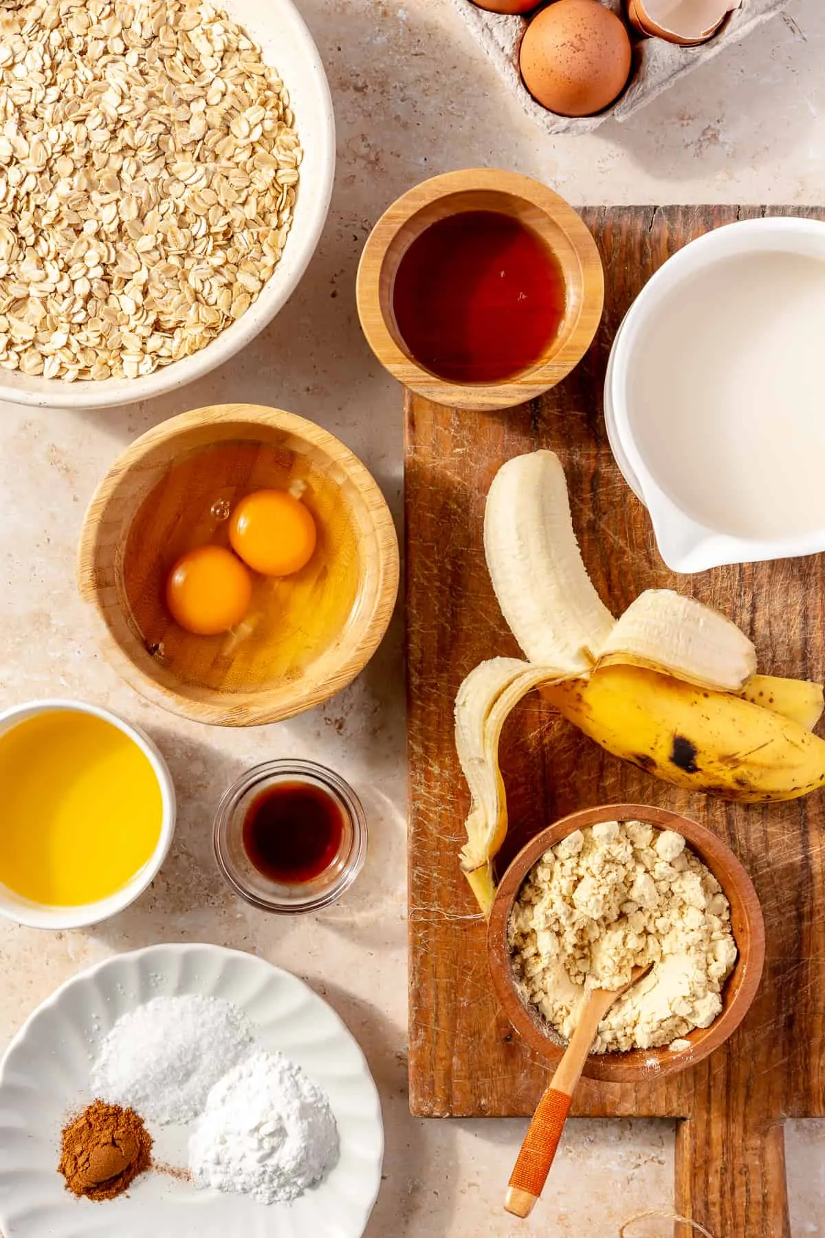 High Protein Banana Oatcakes
