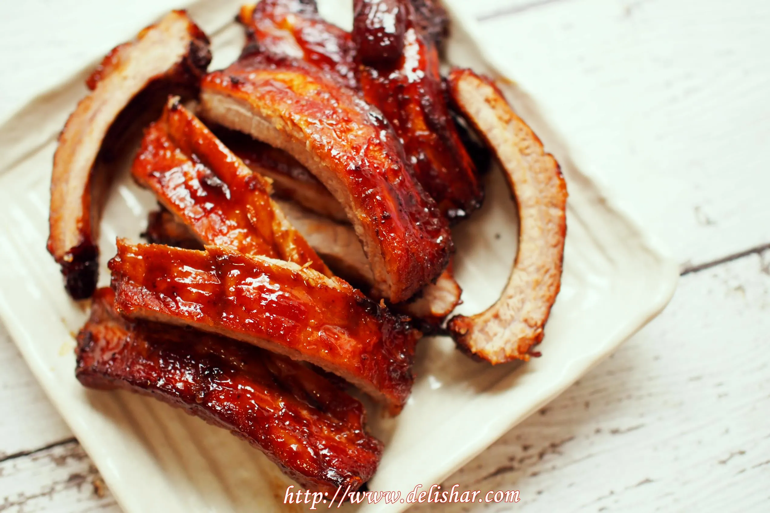 Hoisin and Honey Pork Riblets