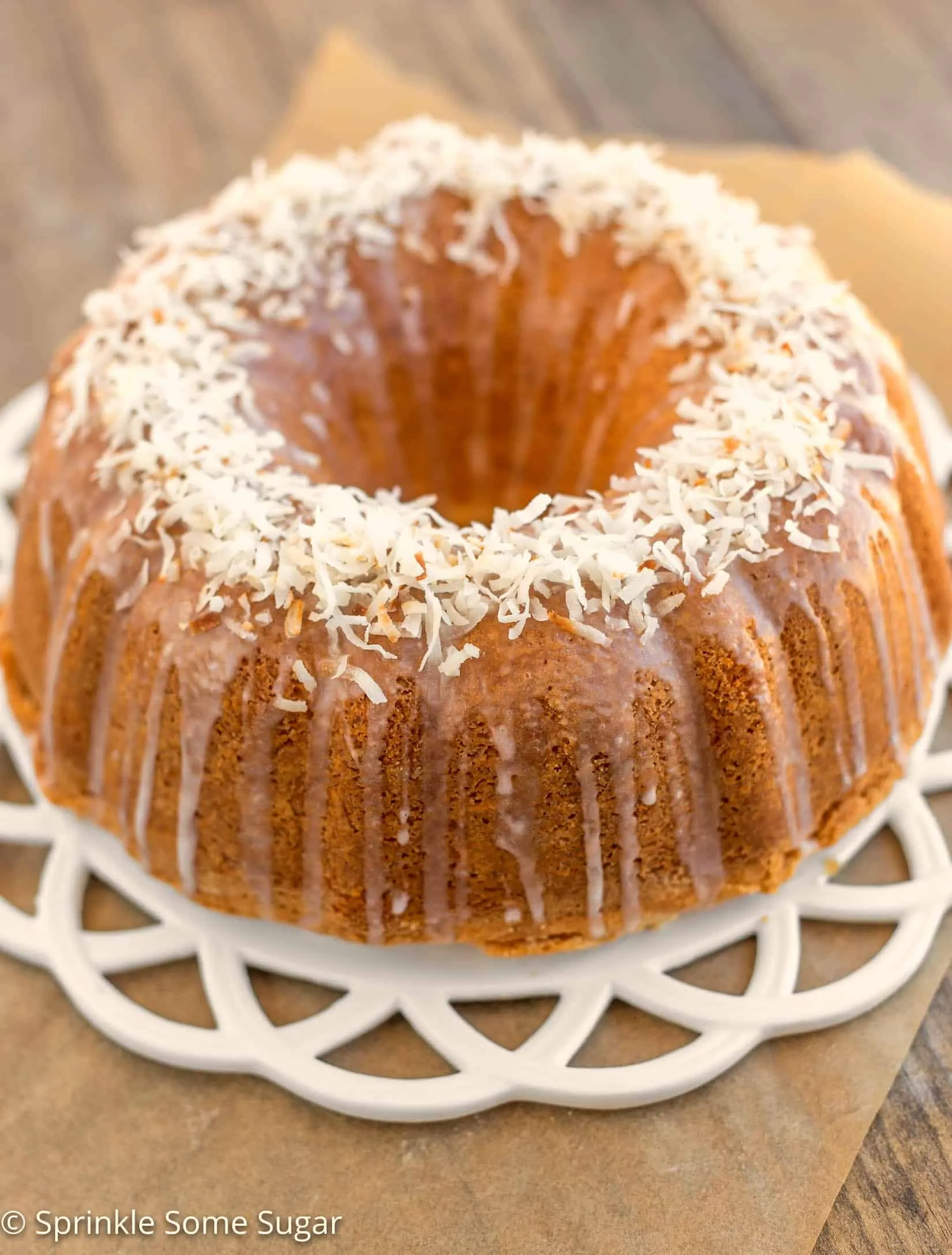 Homemade Coconut Pound Cake