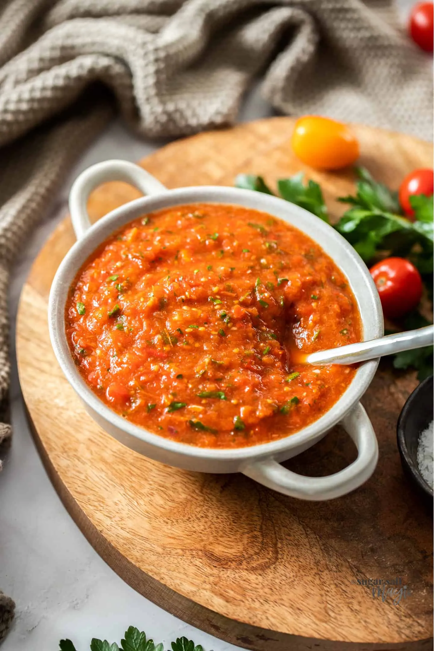 Homemade Roasted Tomato Salsa