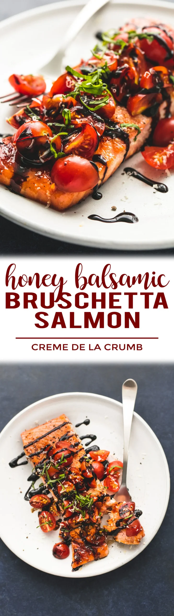 Honey Balsamic Bruschetta Salmon
