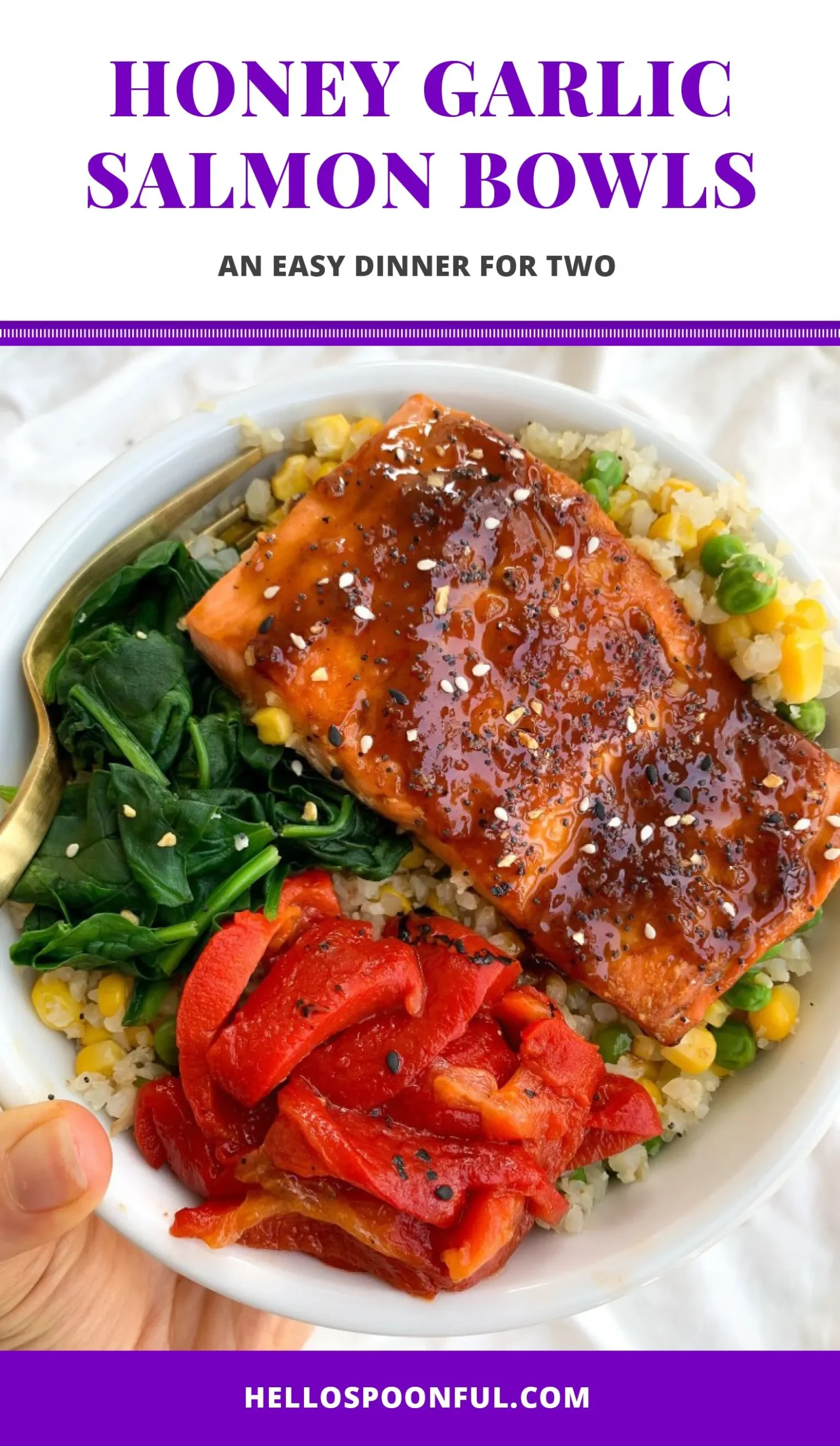 Honey Garlic Salmon Bowls for Two