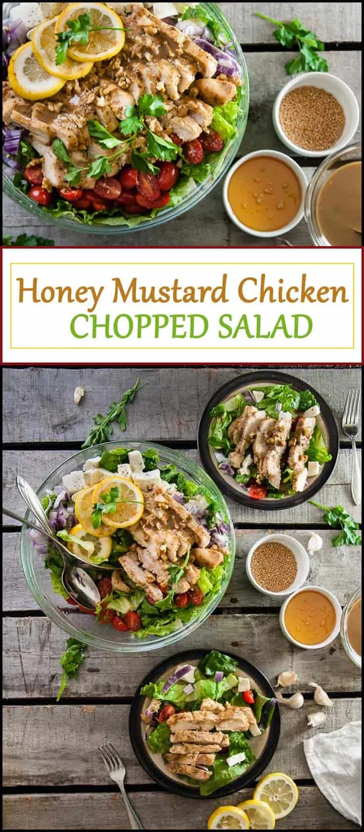 Honey Mustard Chicken Chopped Salad