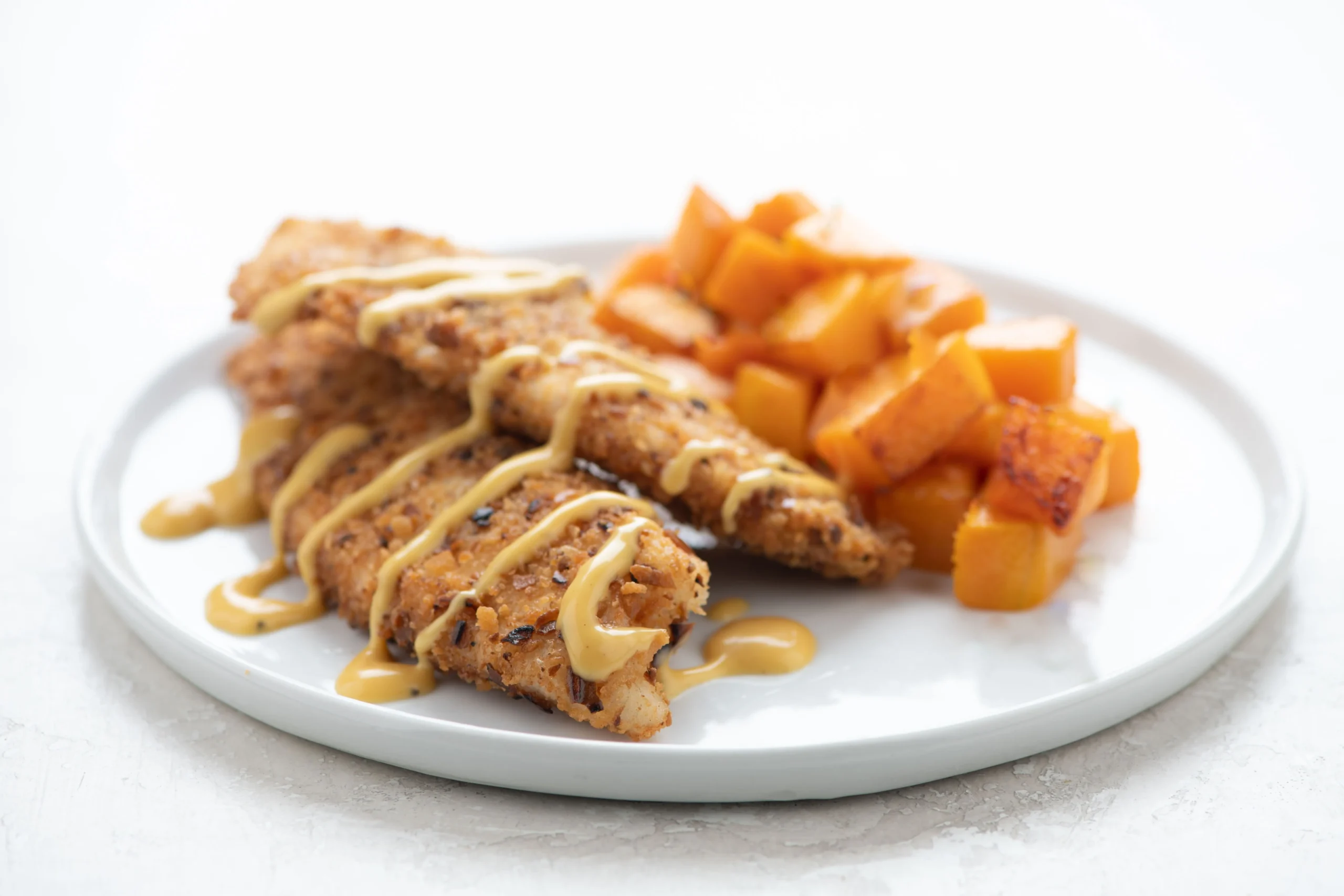 Honey Mustard Crusted Tilapia