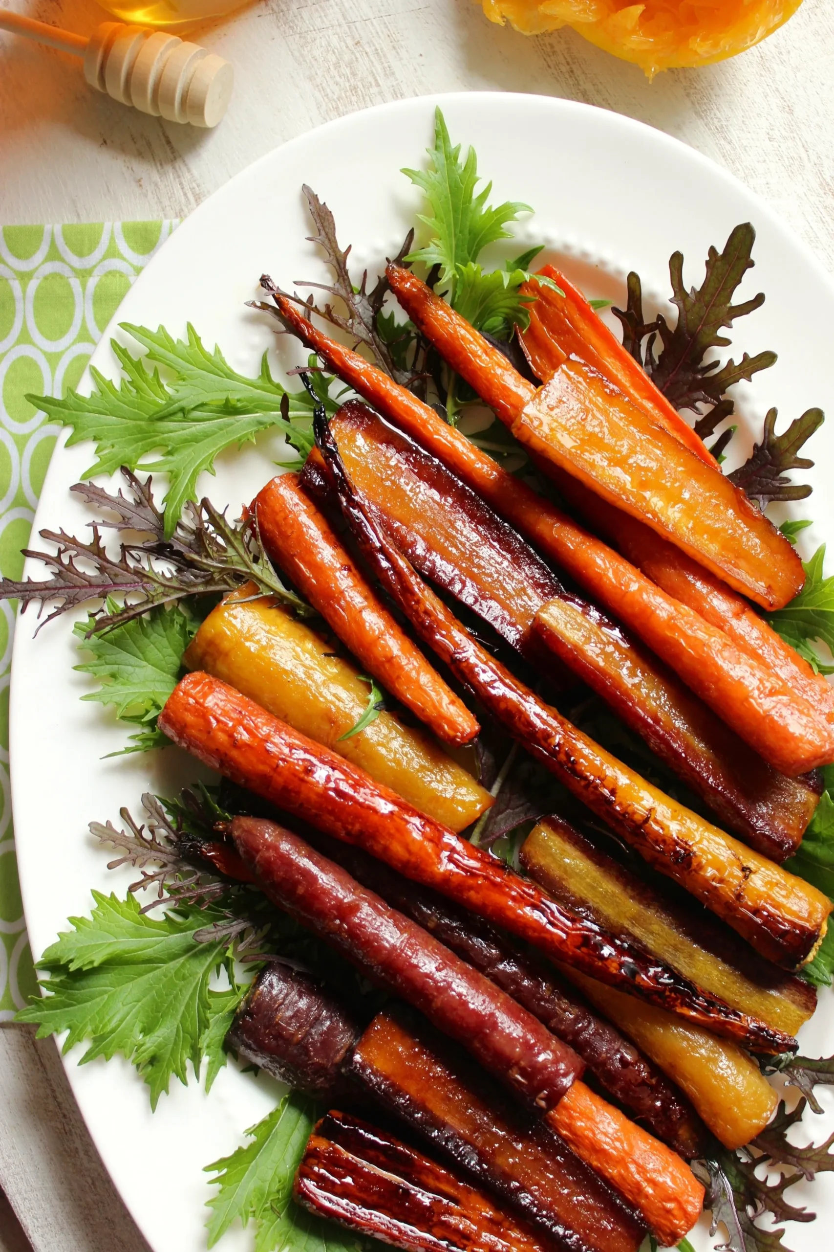 Honey Orange Roasted Carrots (Parsnips Optional)
