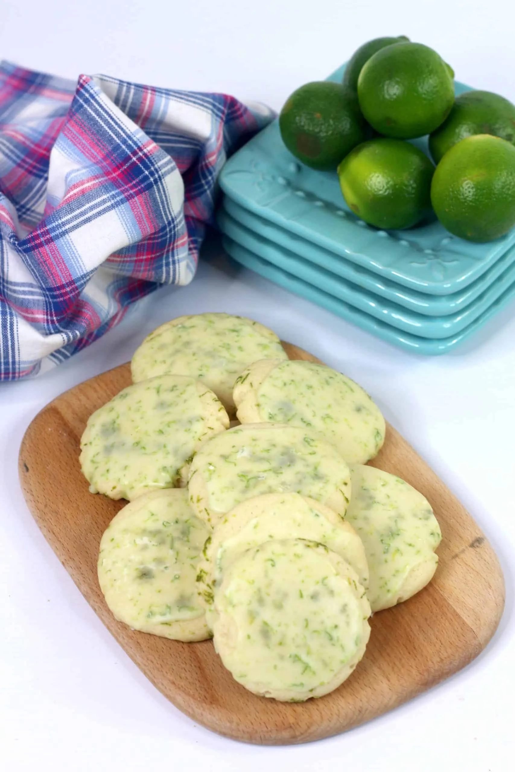 Iced Key Lime Cookies