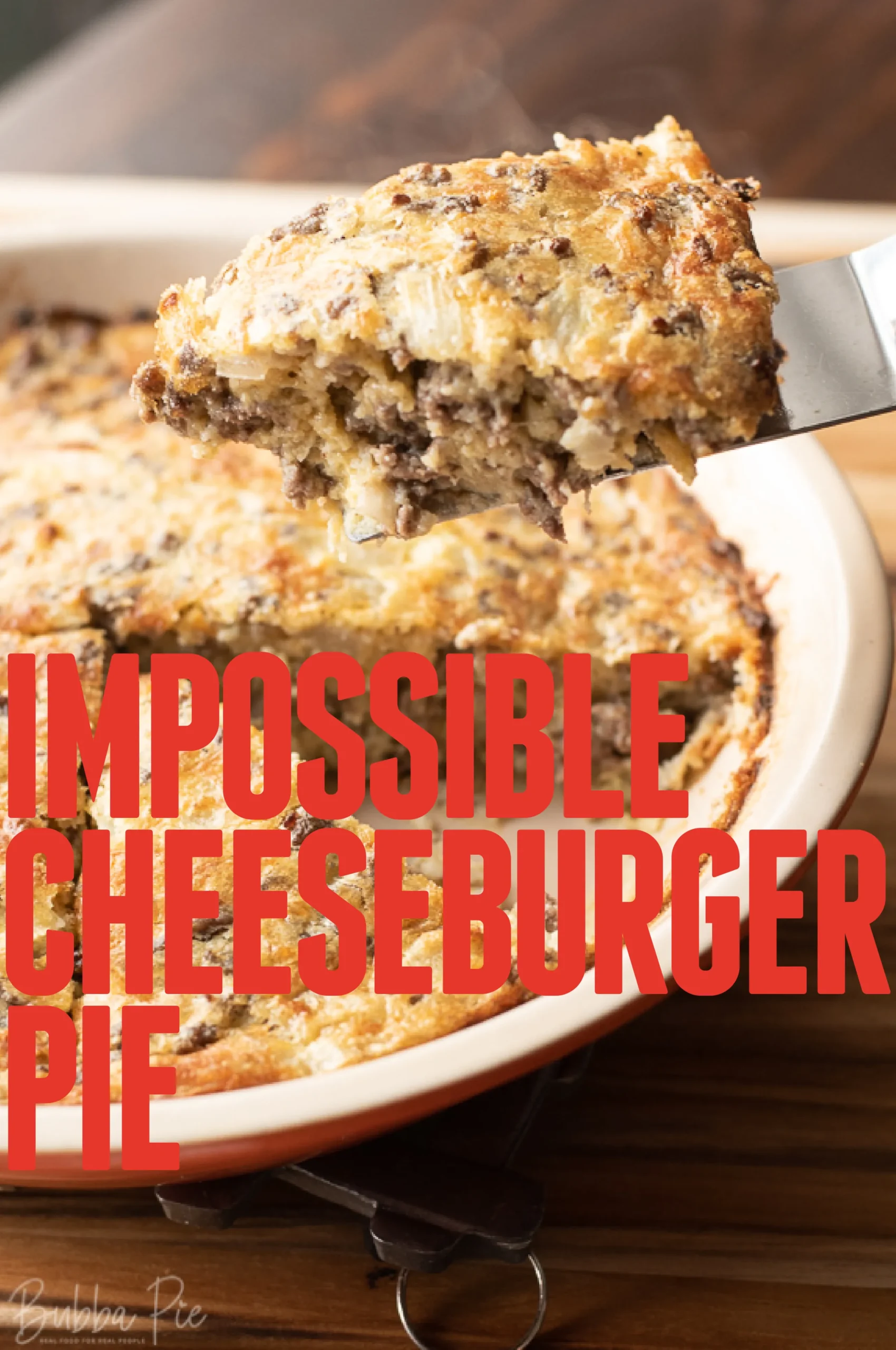 Impossible Triple Cheese Pie