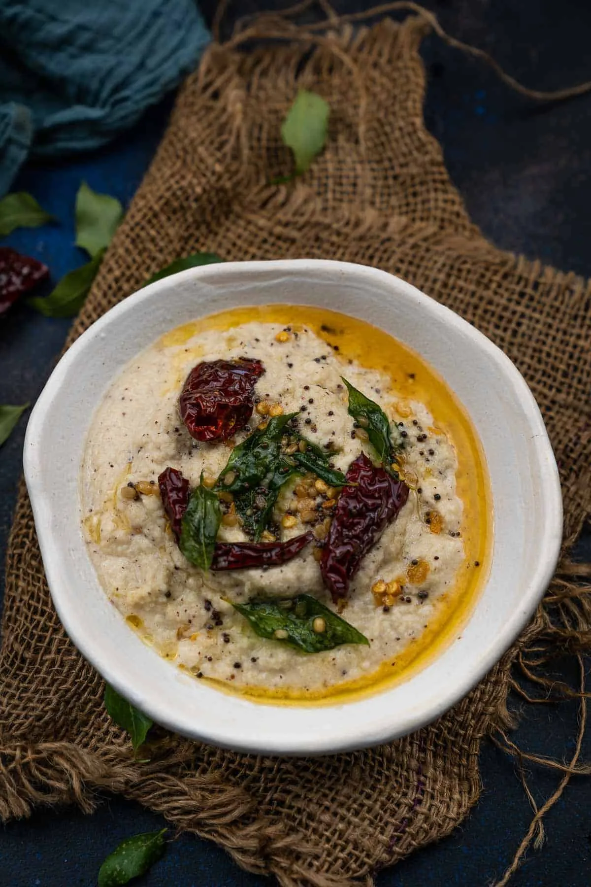 Indian Rice Donuts with Fresh Coconut Chutney