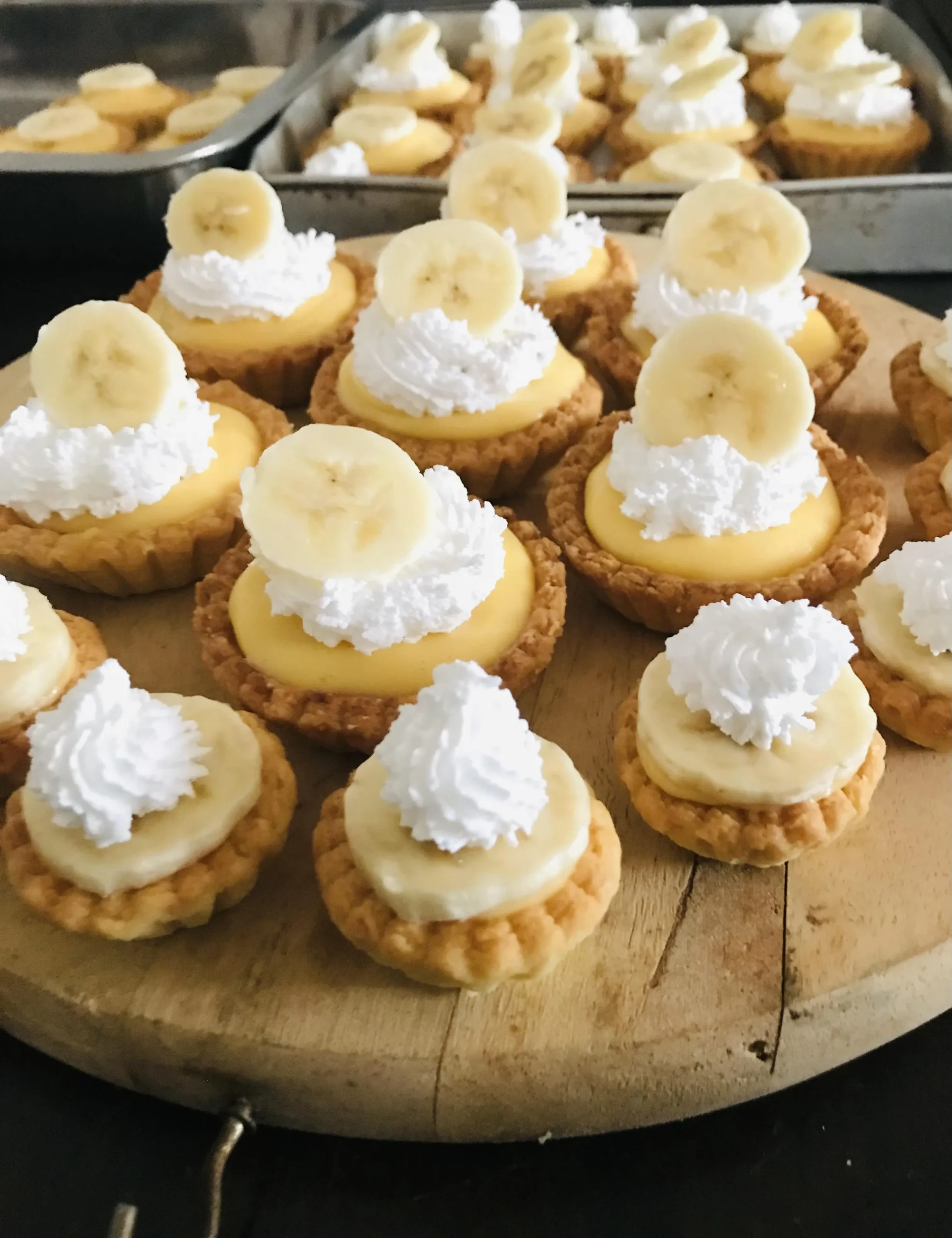 Individual Banana Cream Tarts