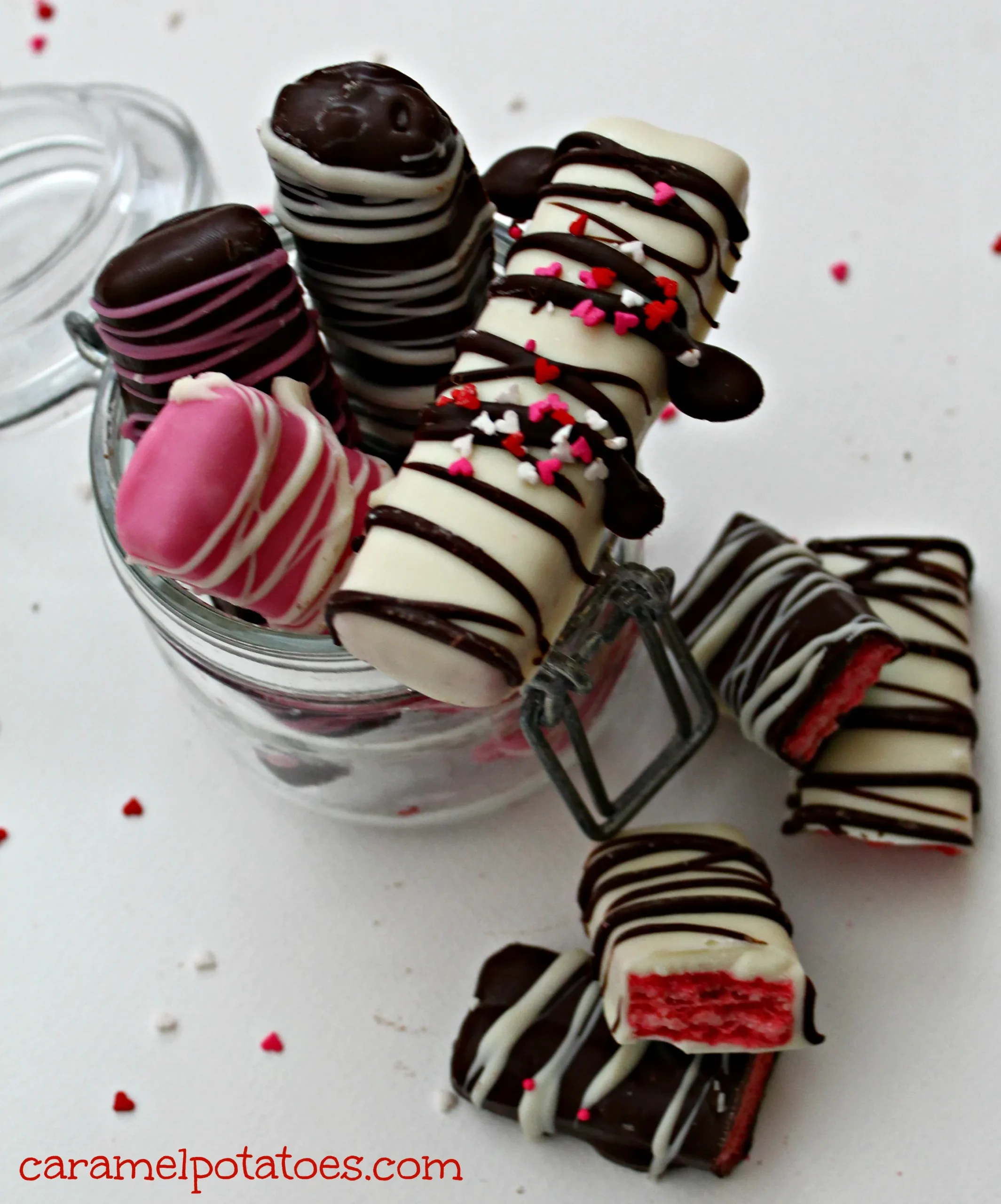 Individual Strawberry Chocolate Crisps
