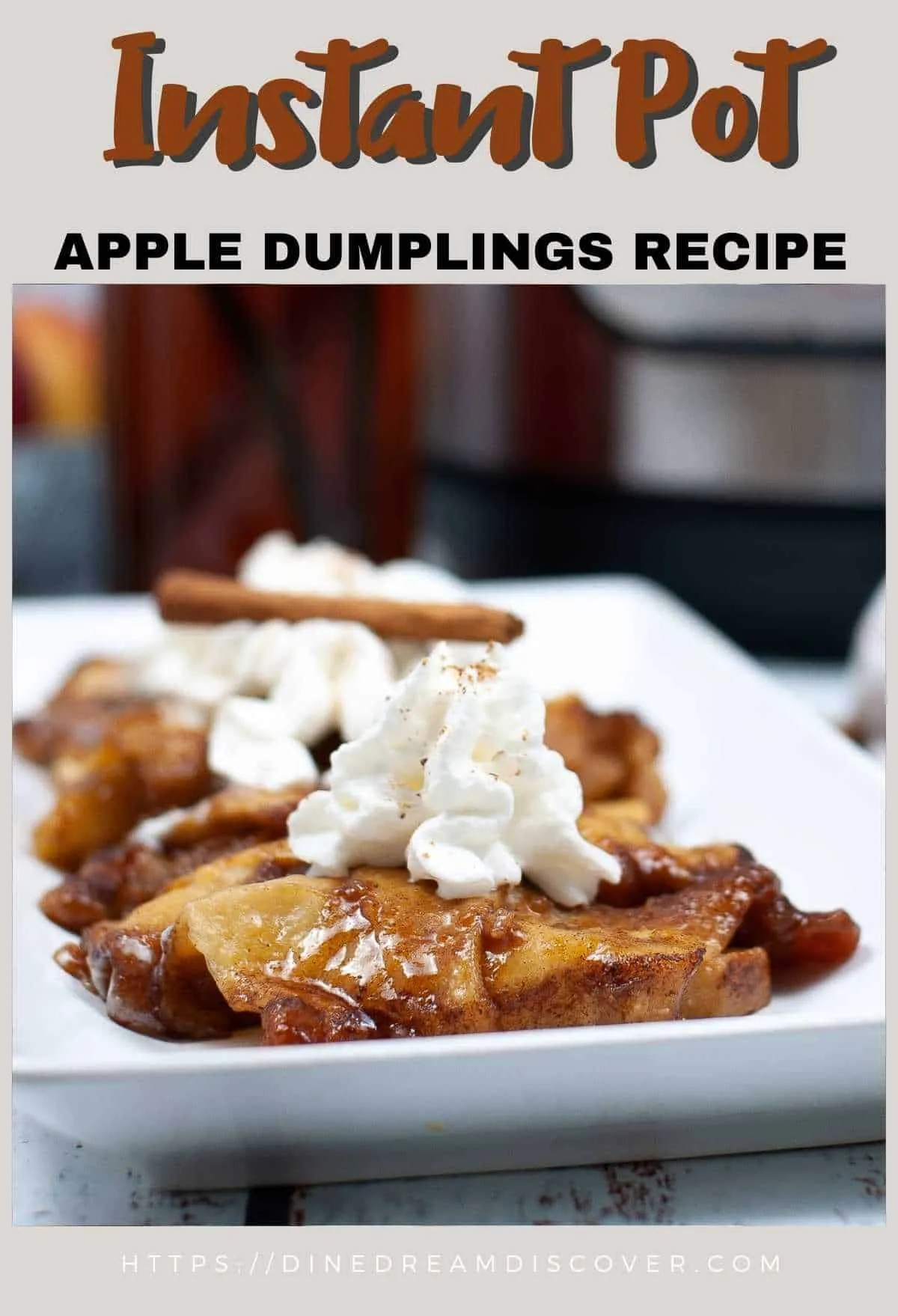 Instant Pot Apple Dumplings