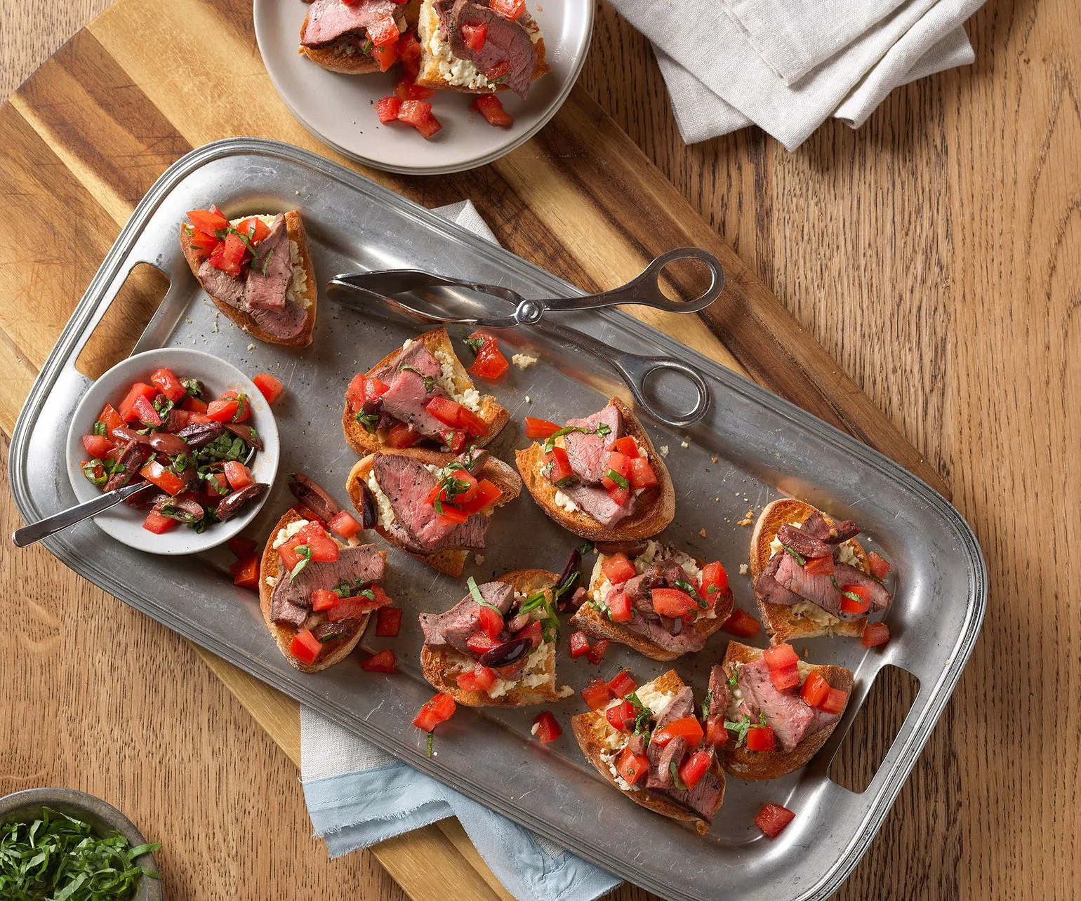 Instant Pot Beef Bruschetta