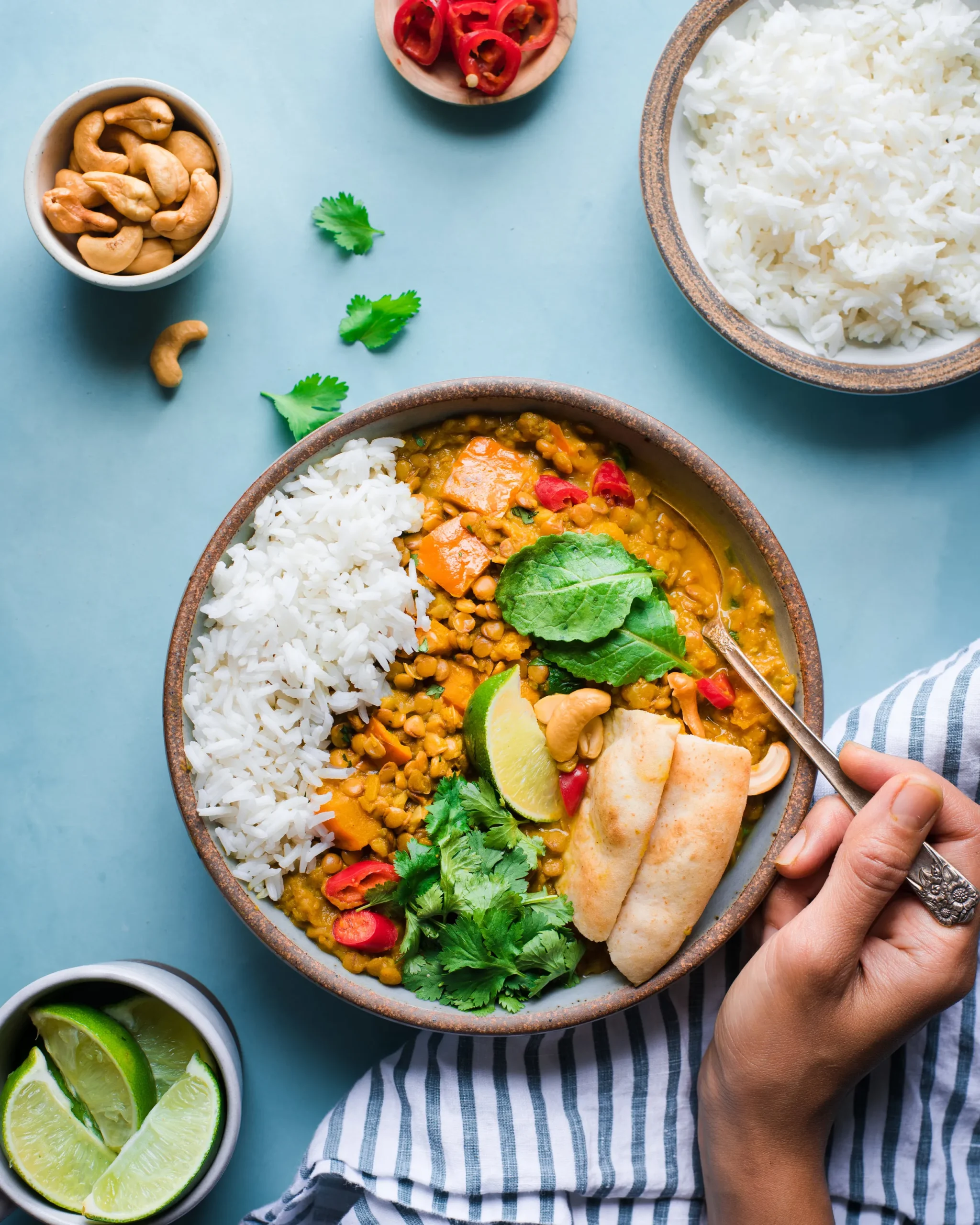 Instant Pot Butternut Squash Lentil Curry