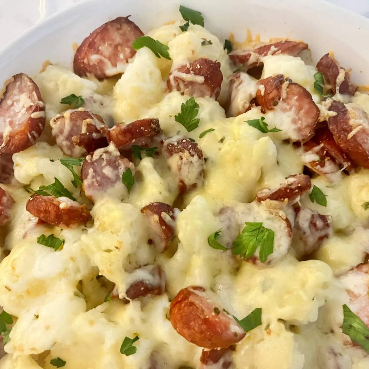 Instant Pot Cauliflower Sausage Chicken Casserole