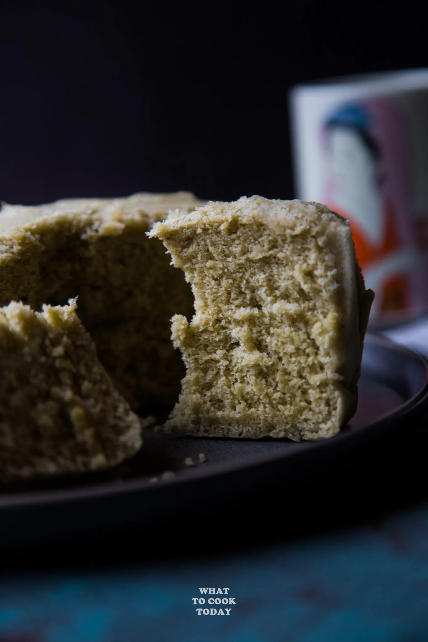 Instant Pot Chinese Steamed Matcha Sponge Cake