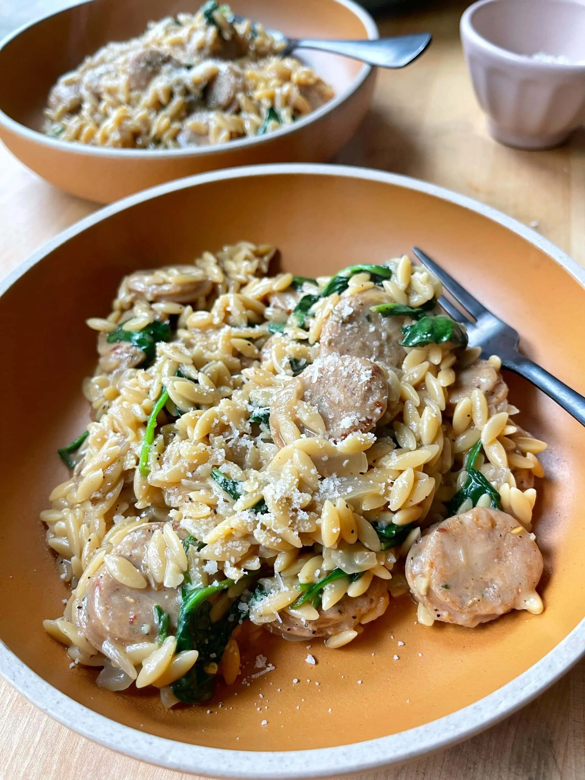 Instant Pot Garlic Chicken Sausage Orzo