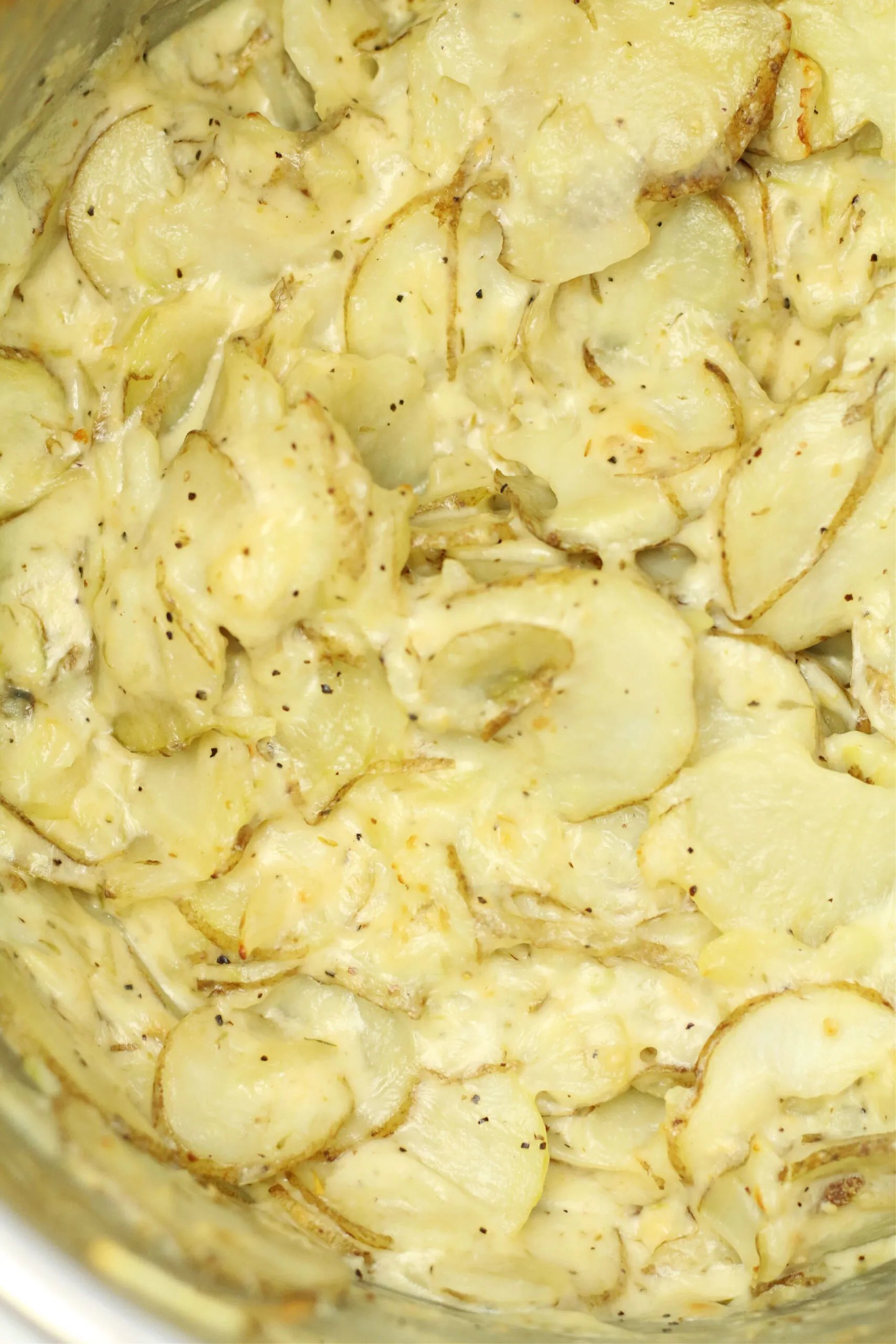 Instant Pot Garlic Parmesan Au Gratin Potatoes