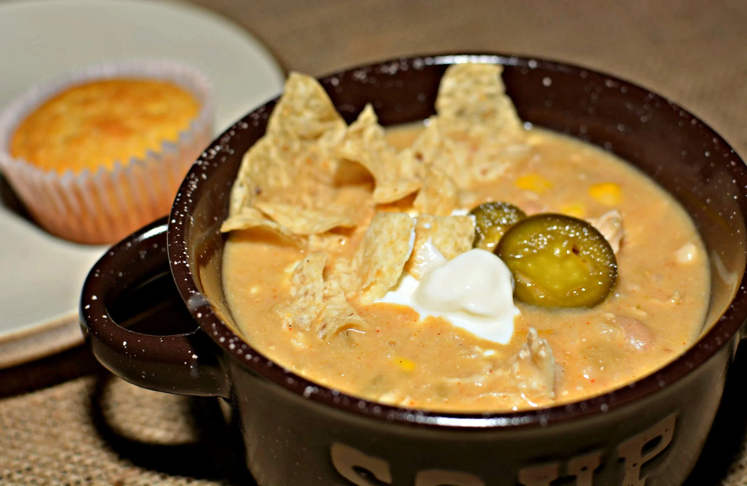 Instant Pot Green Chicken Enchilada Soup