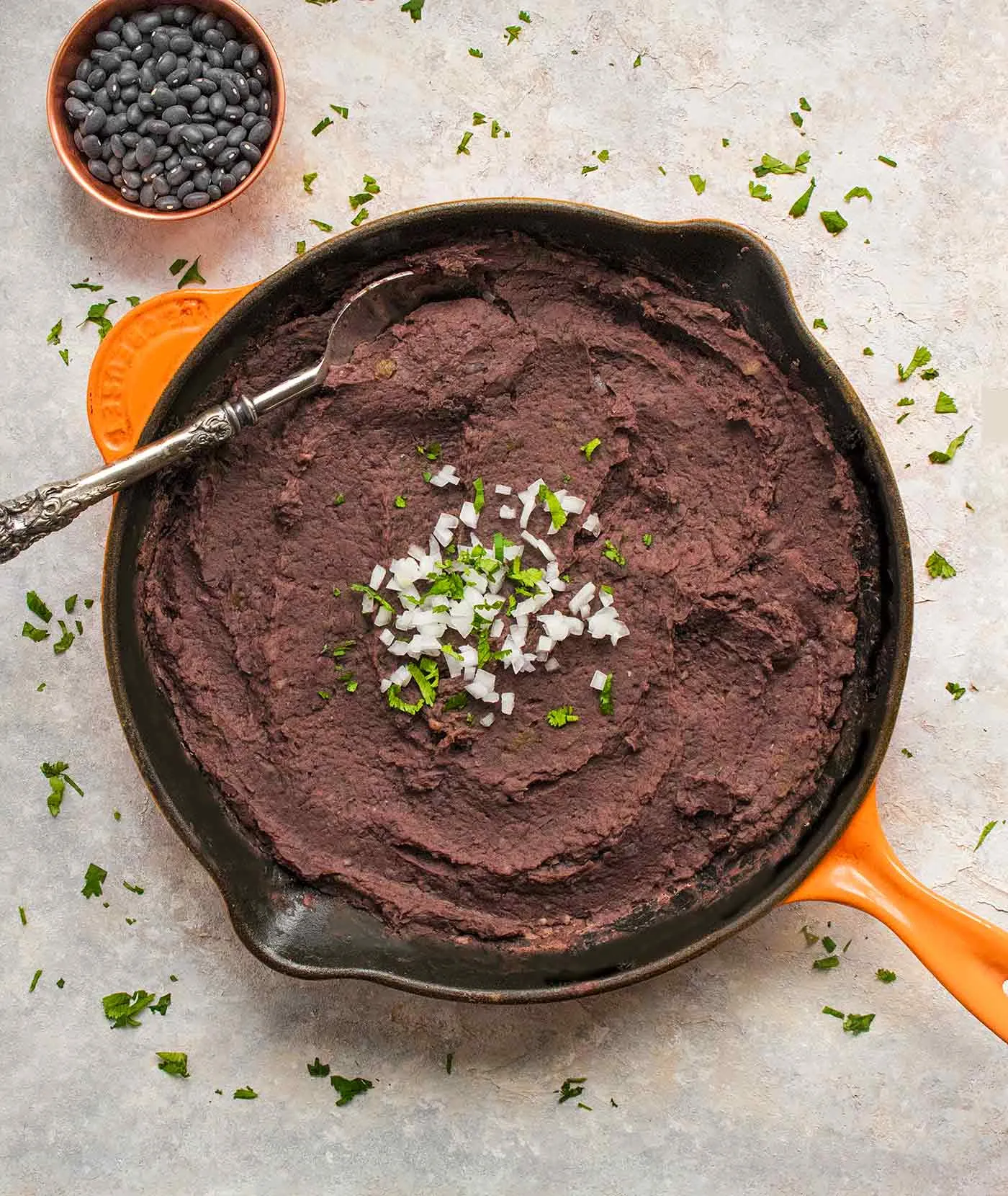 Instant Pot Refried Black Beans