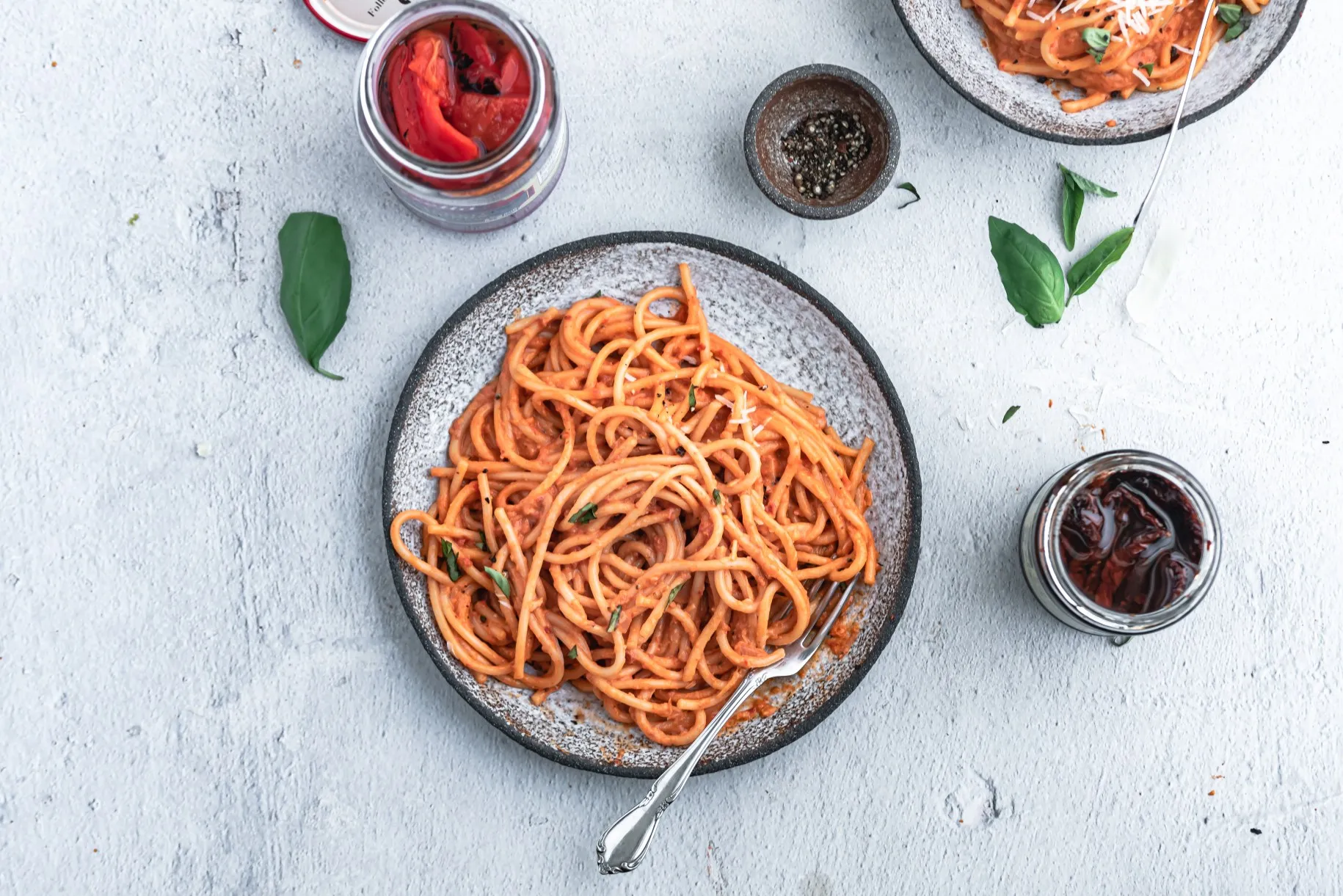 Instant Pot Roasted Red Pepper Pasta