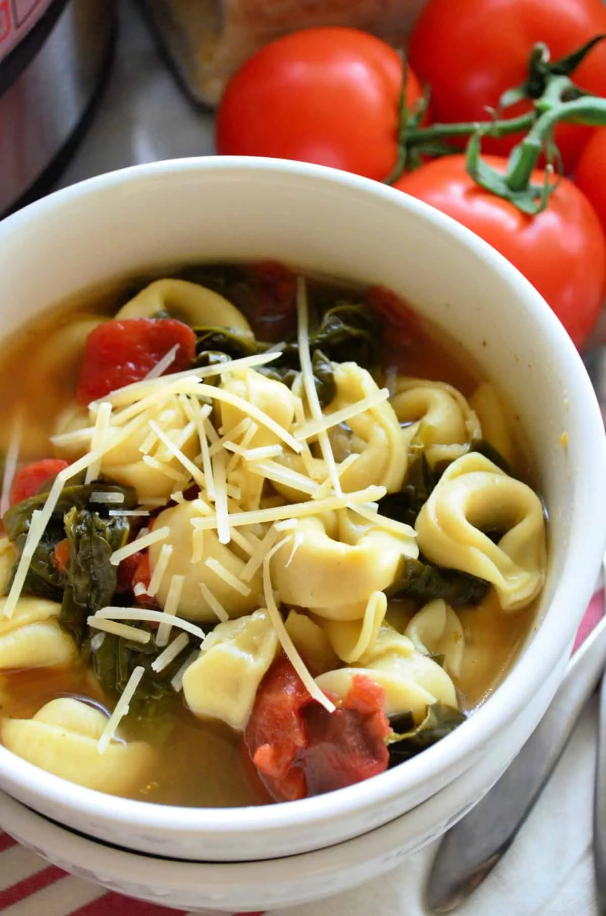 Instant Pot Tomato Tortellini Soup