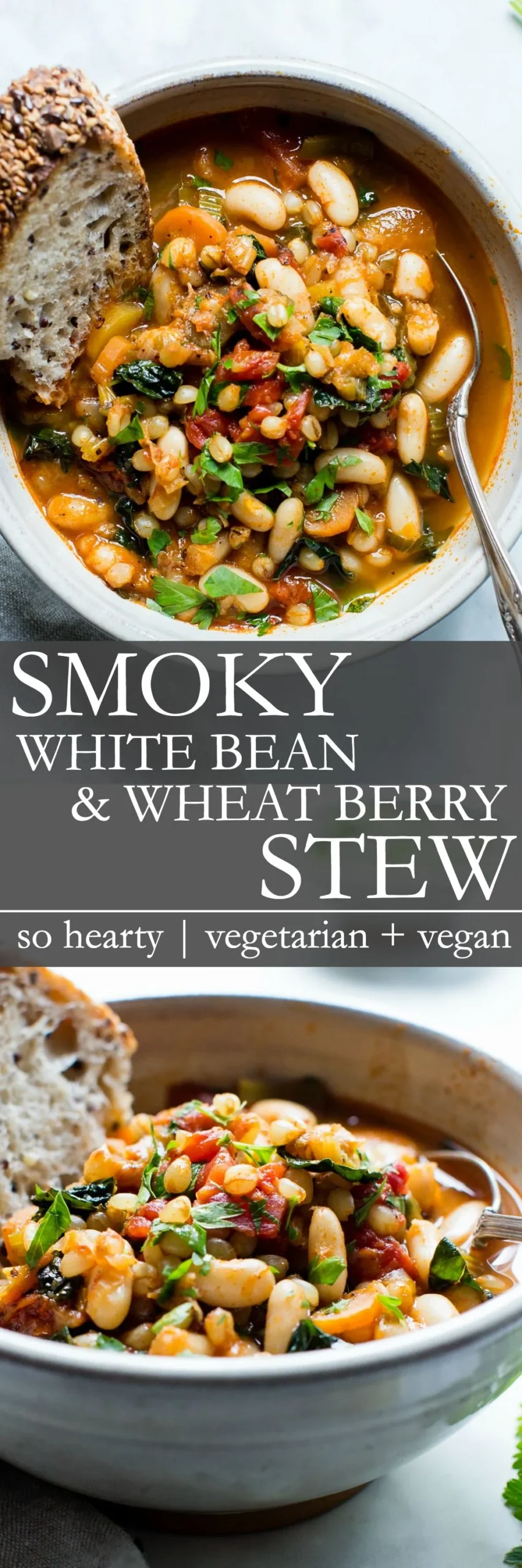 Israeli Wheat Berry Stew Vegan