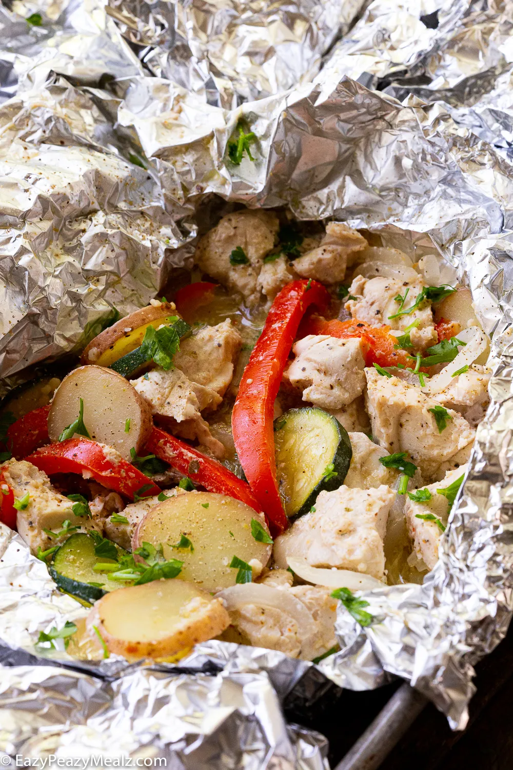 Italian Chicken Foil Packs