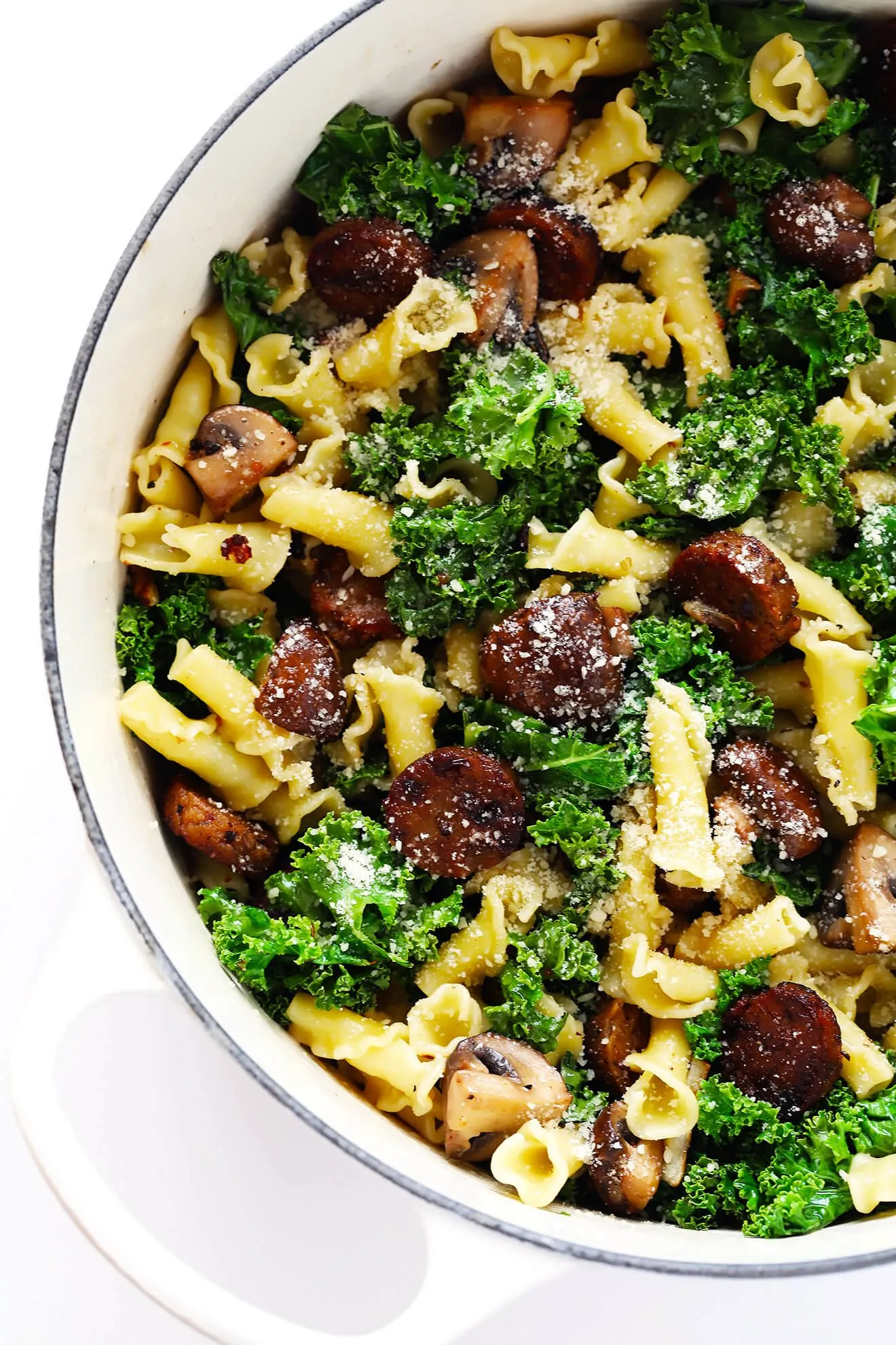 Italian Sausage Pasta with Mushrooms