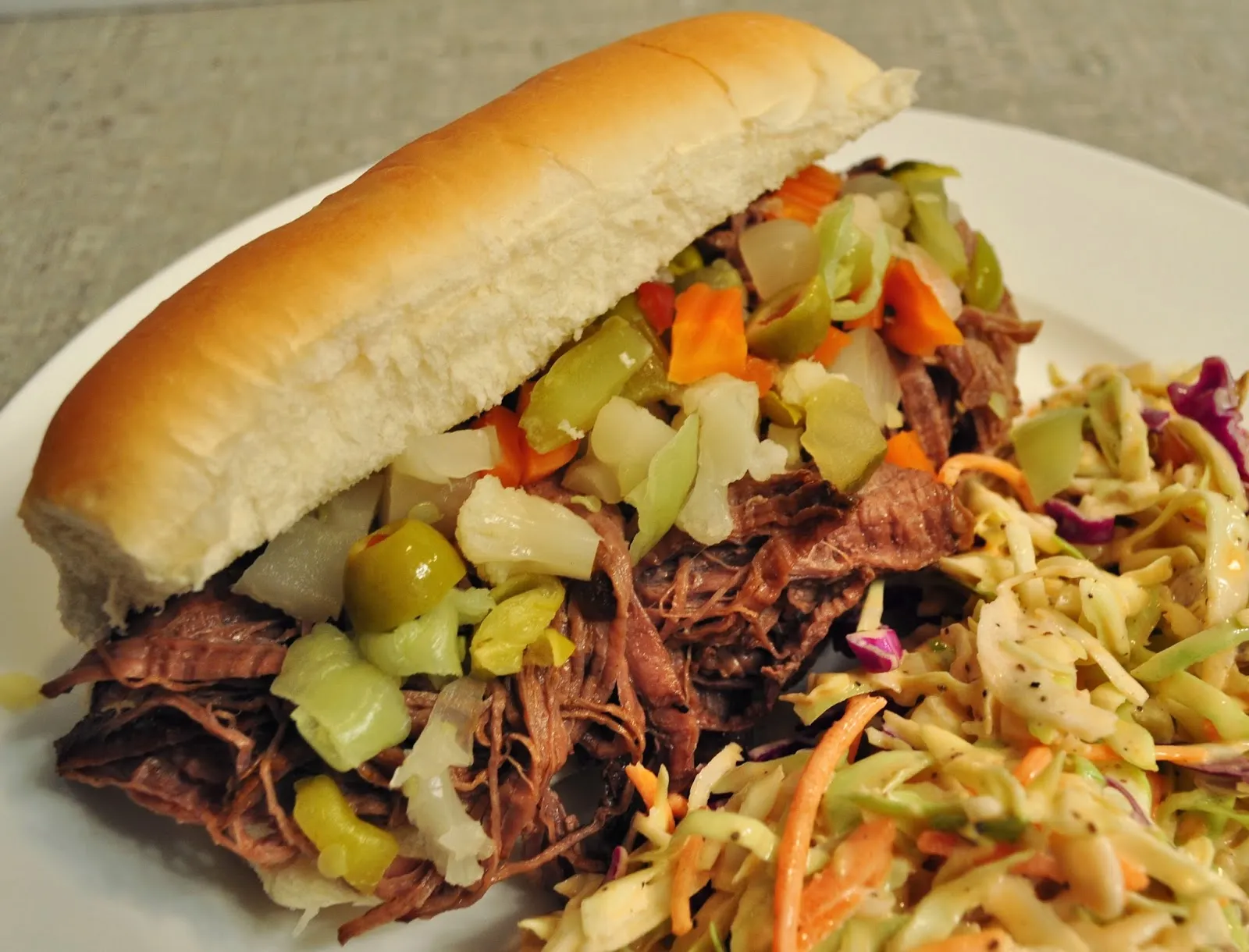 Italian Shredded Beef Sandwiches