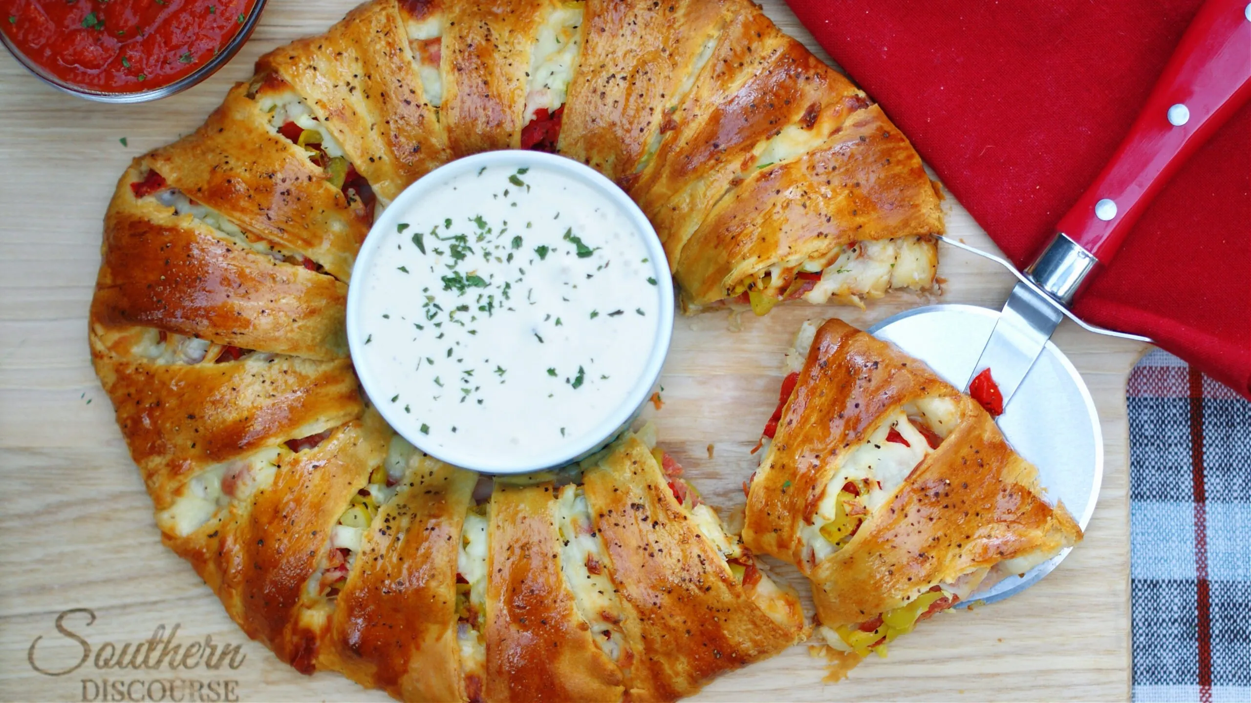 Italian Sub Crescent Ring