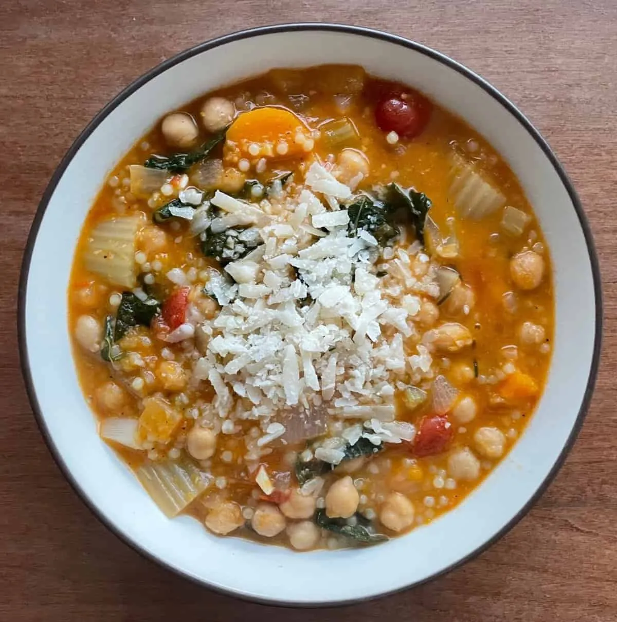 Italian Vegan Garbanzo Bean Soup