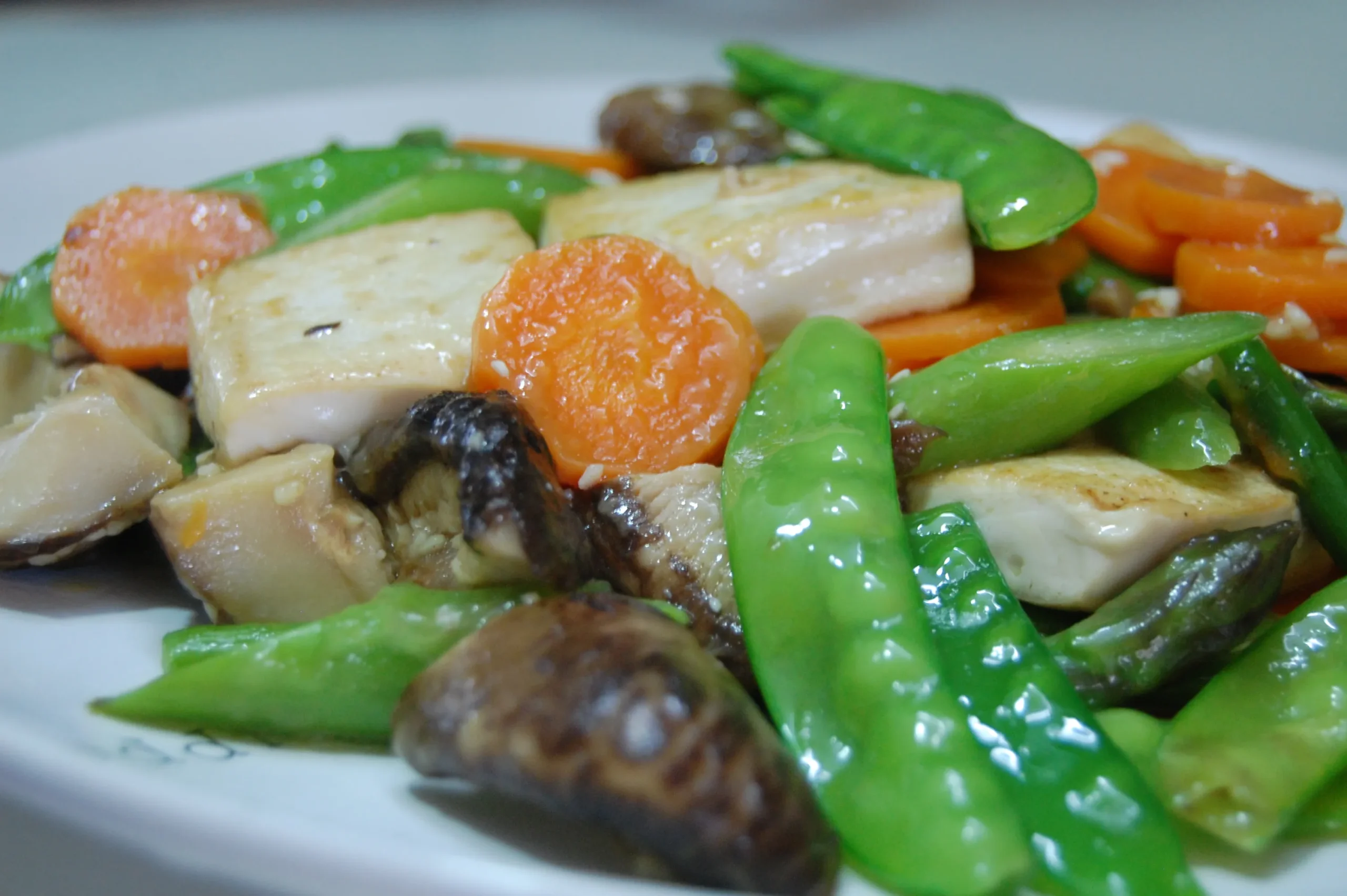 Japanese Steamed Tofu and Vegetables