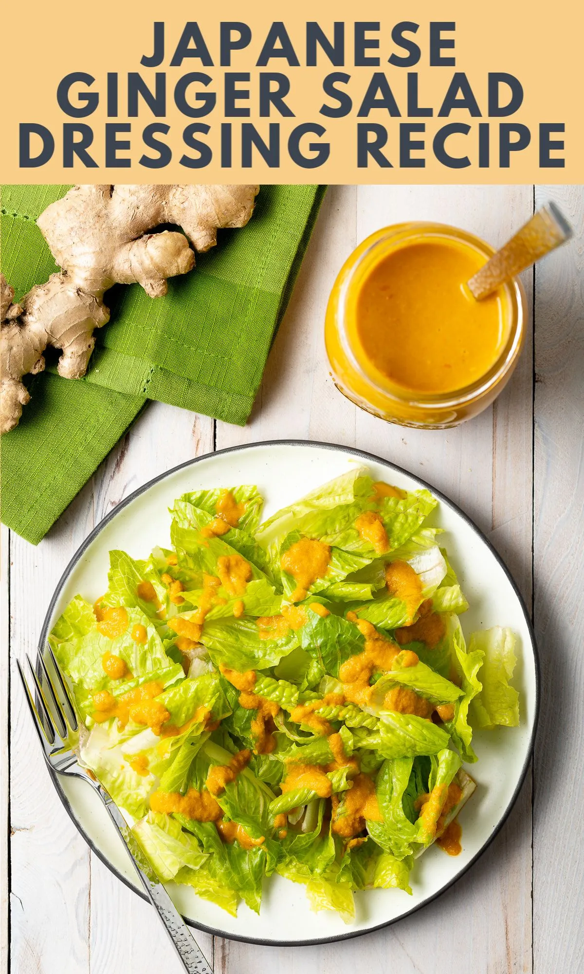 Japanese Style Ginger Salad Dressing