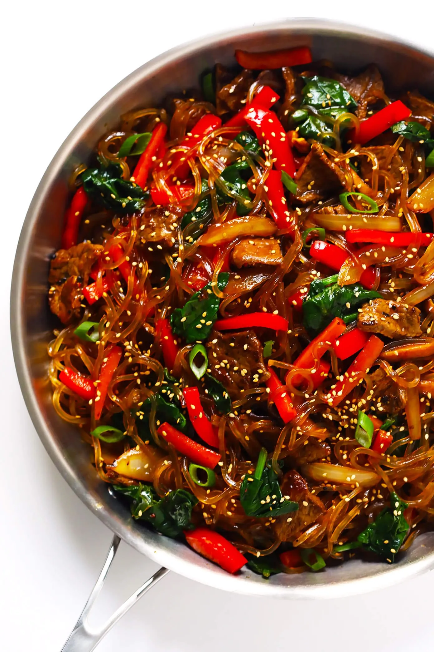 Japchae Korean Stir Fry Noodles