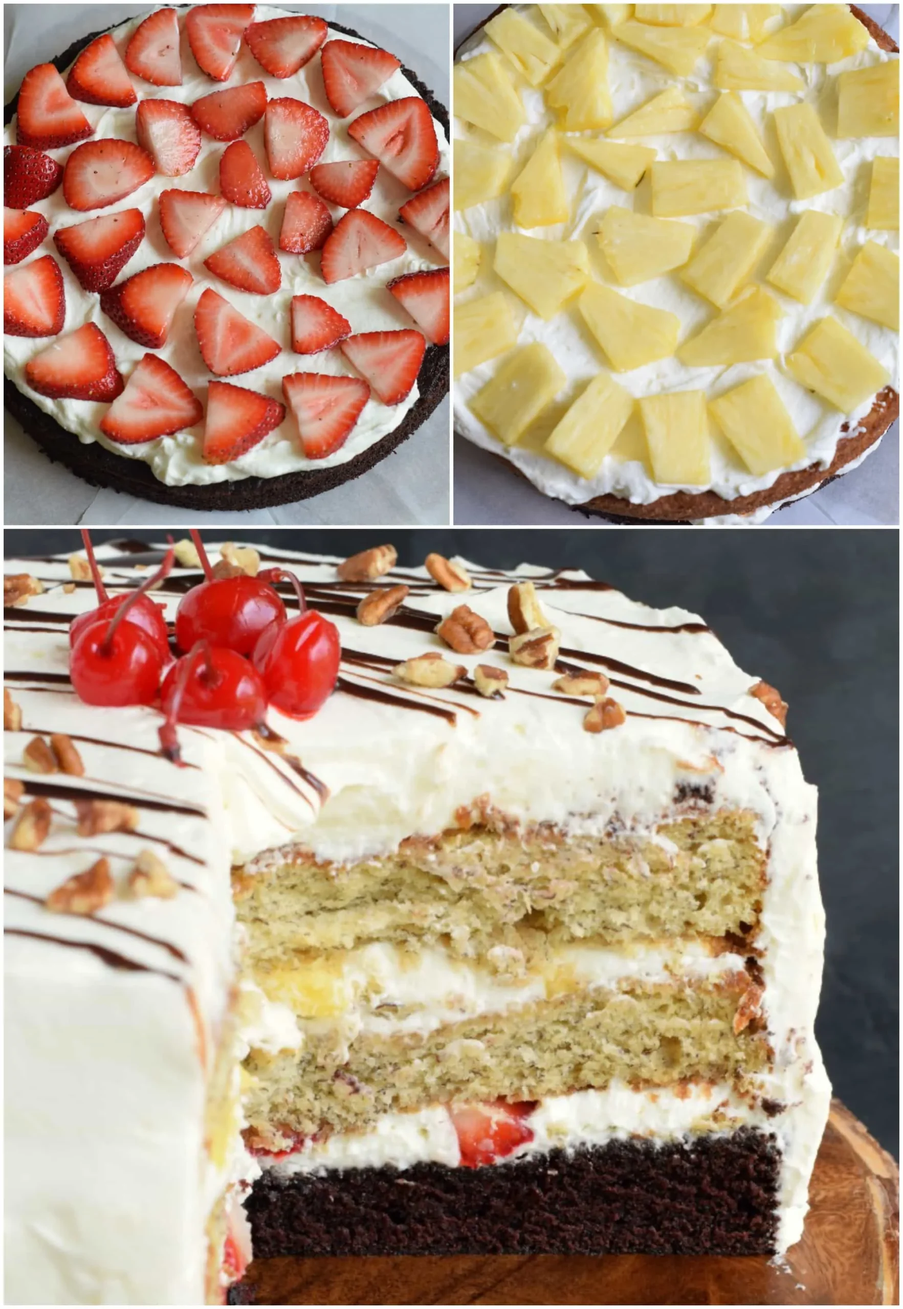 Jiffy Banana Split Cake