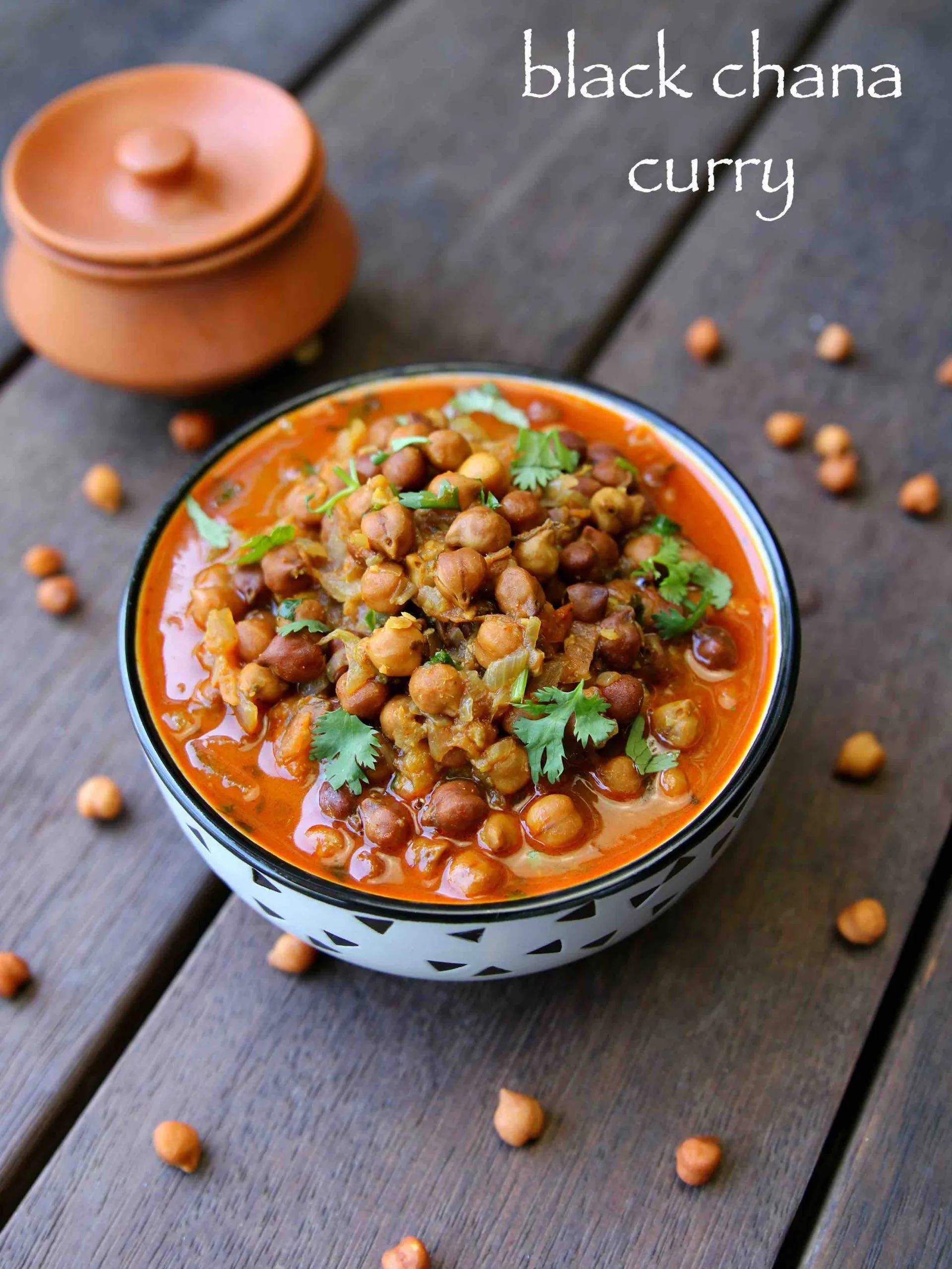 Kala Chana Masala Black Chickpea Curry