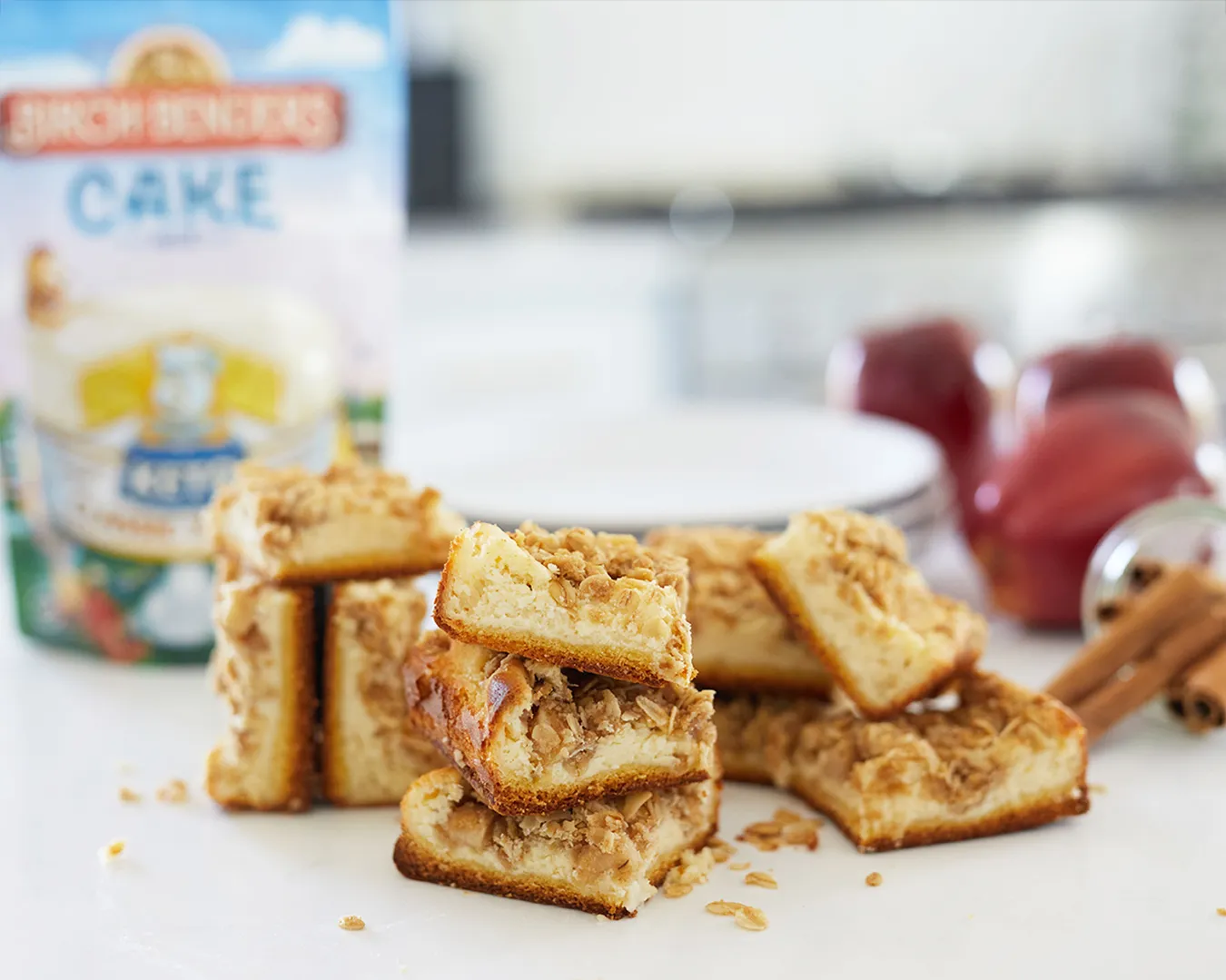 Keto Apple Cheesecake Bars